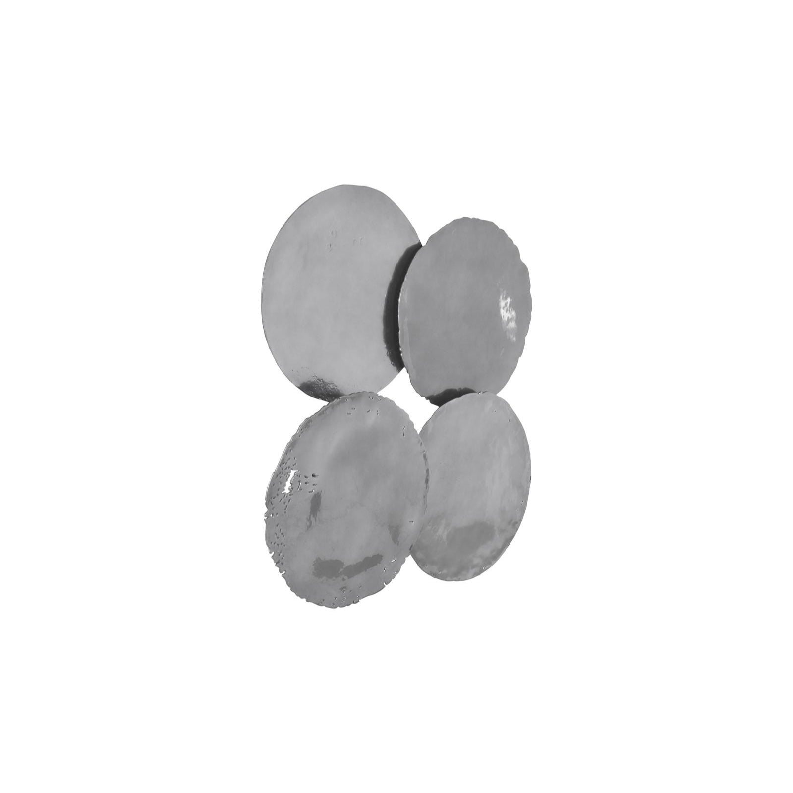 Cast Oil Drum Wall Discs - Set of 4
