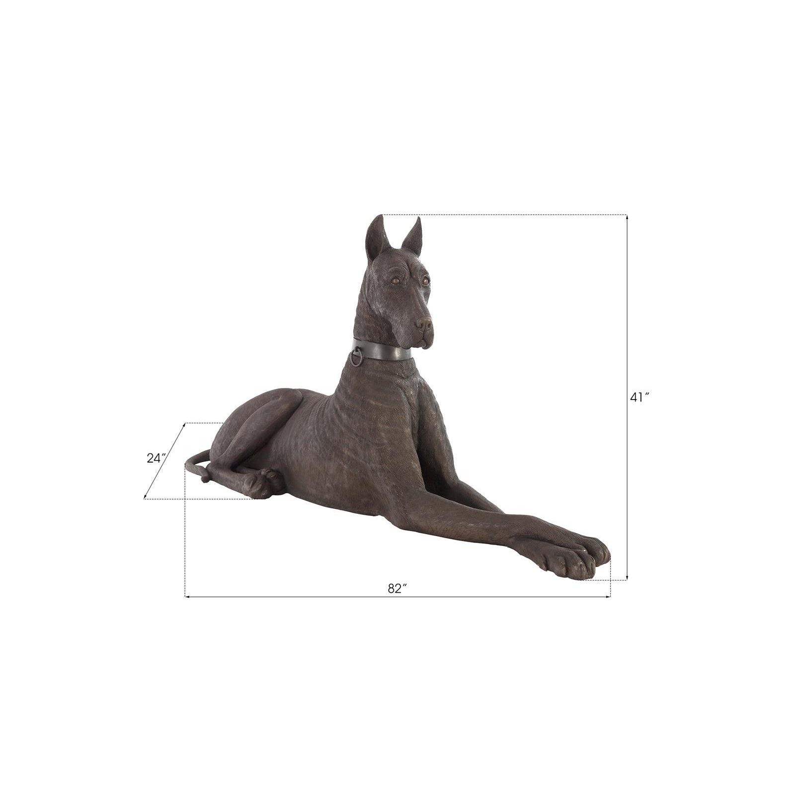 Great Dane Left Sculpture