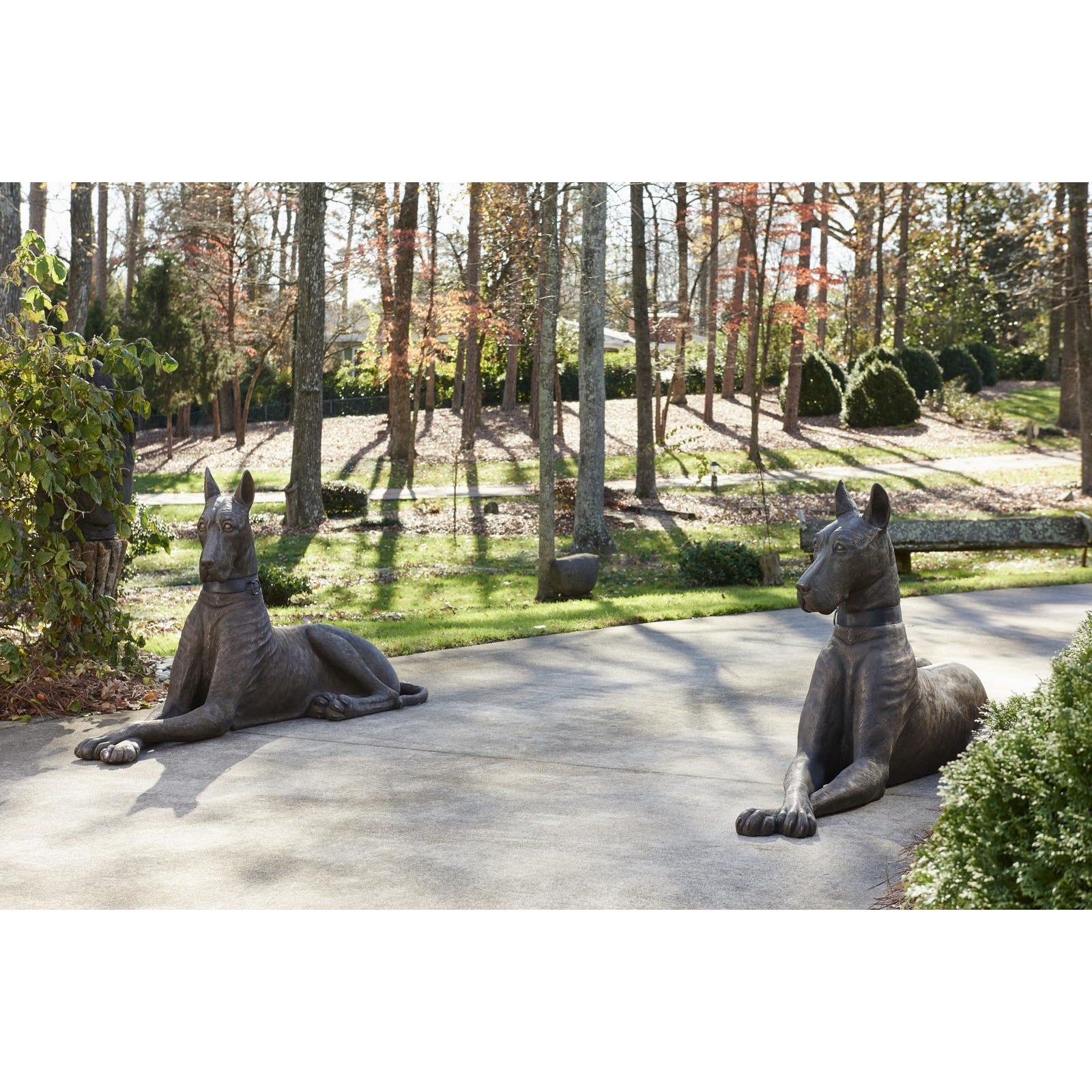 Great Dane Left Sculpture