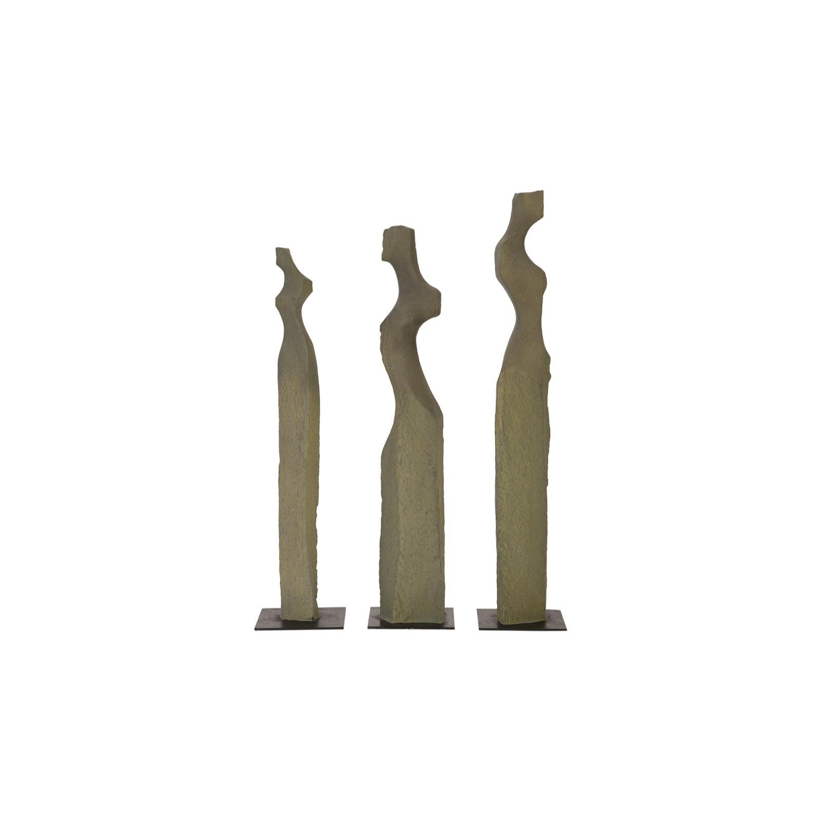 Cast Women Sculptures - Set of 3