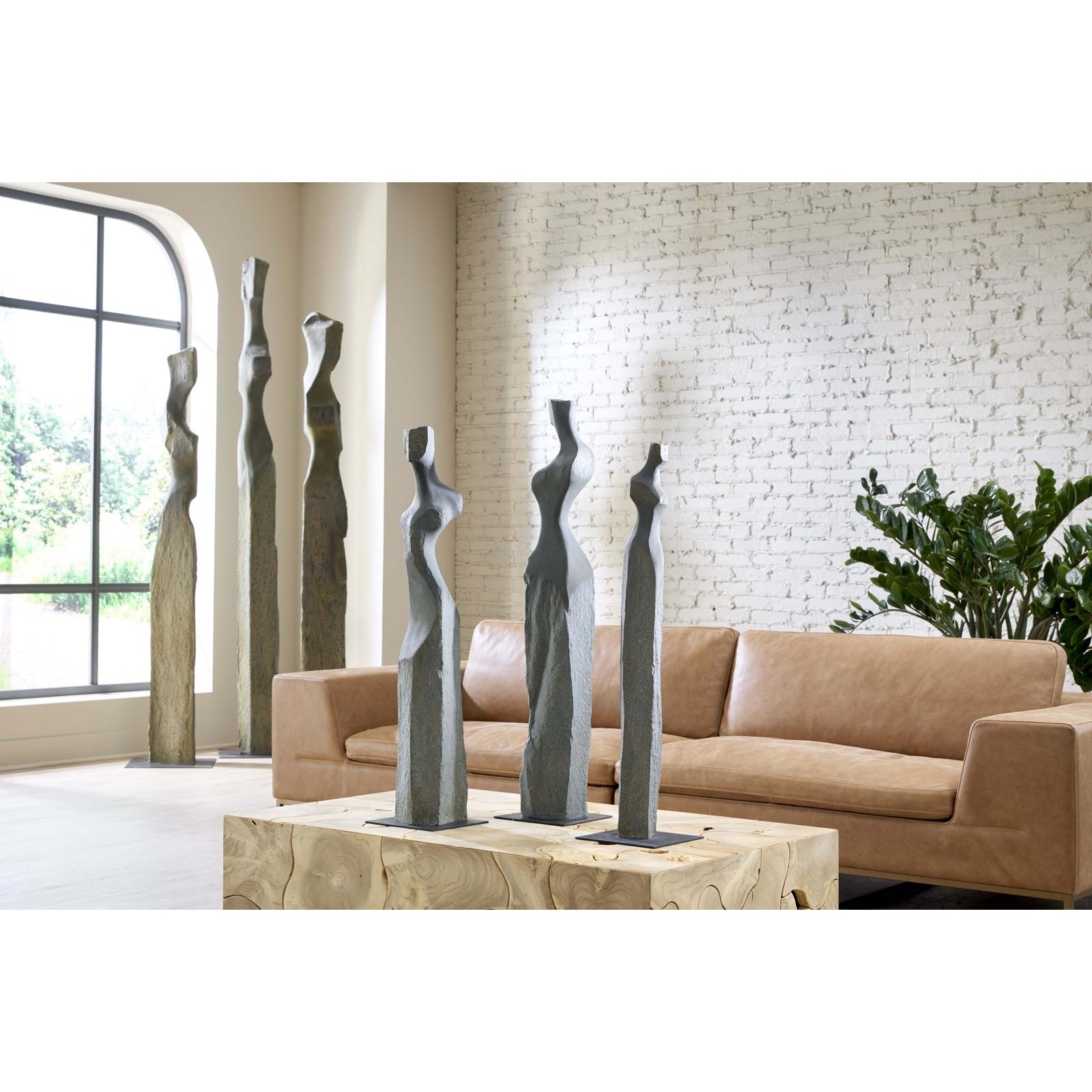 Cast Women Sculptures - Set of 3