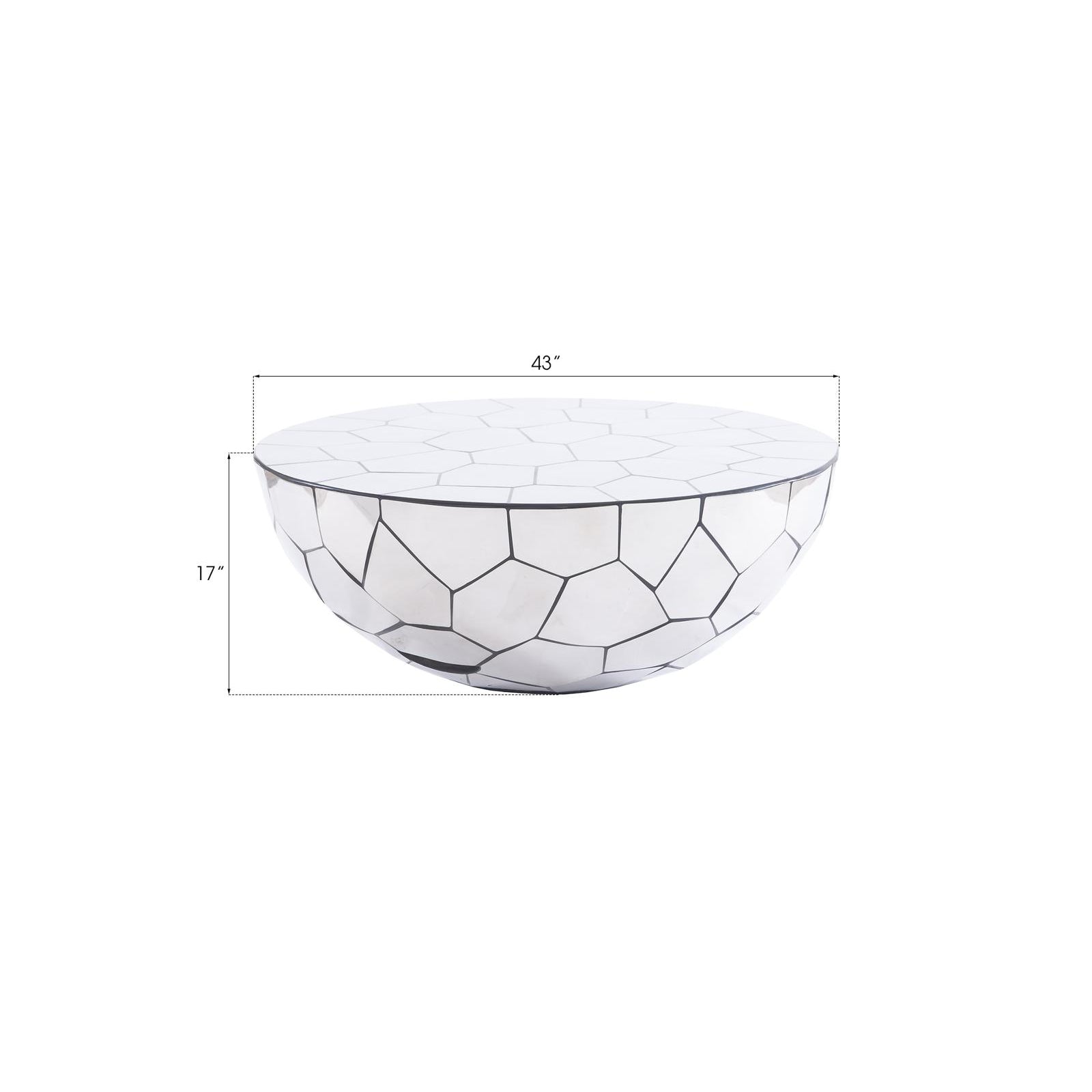 Crazy Cut Round Coffee Table