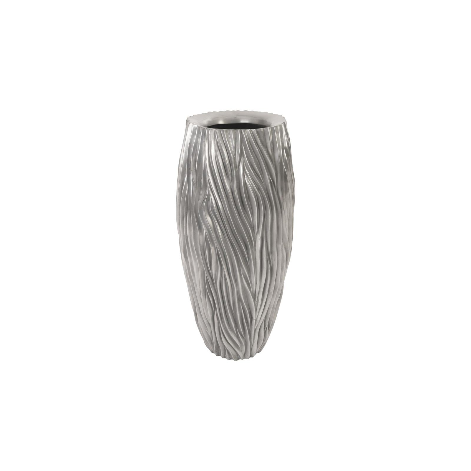 Alon Polished Aluminium Planter
