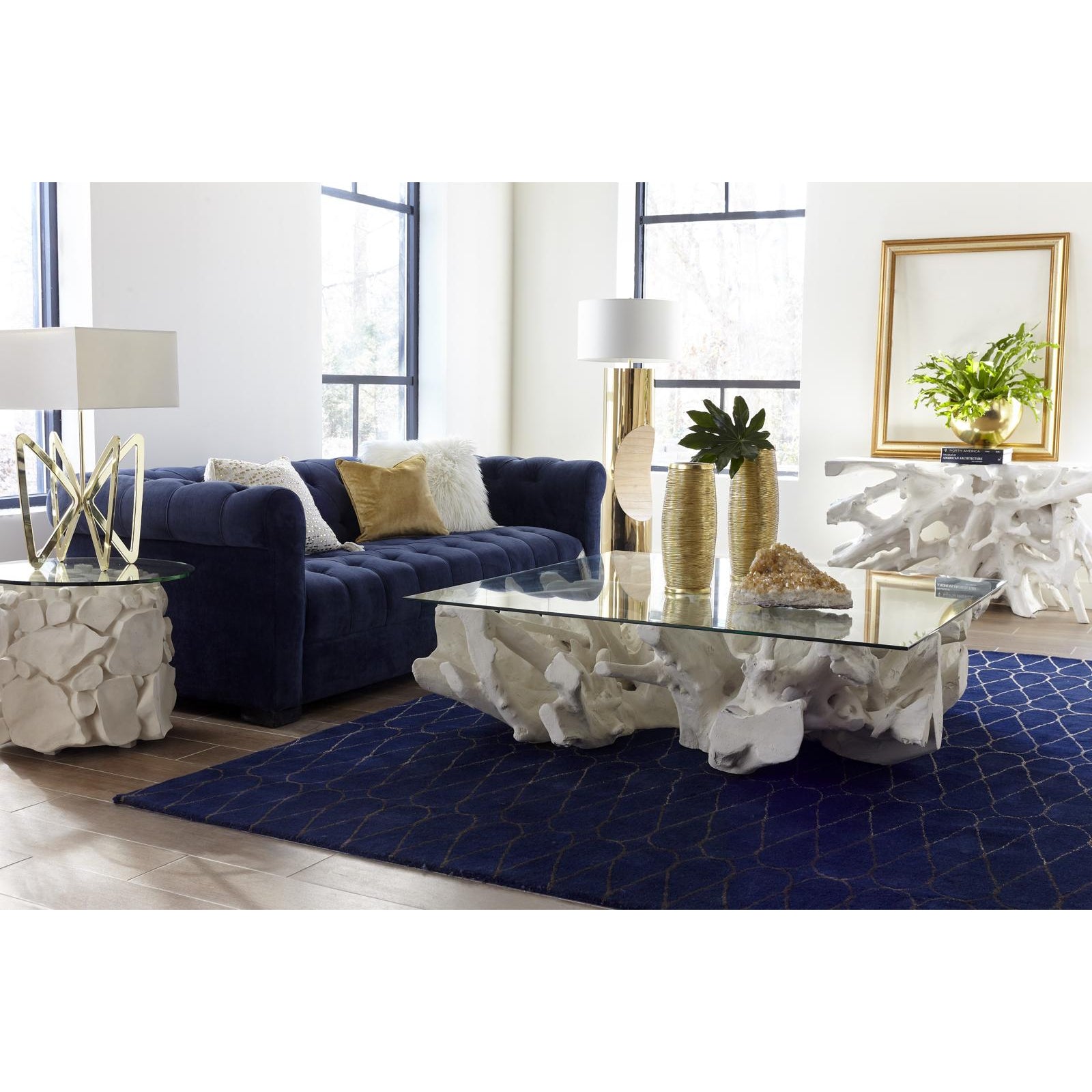 Cast Root Square Coffee Table