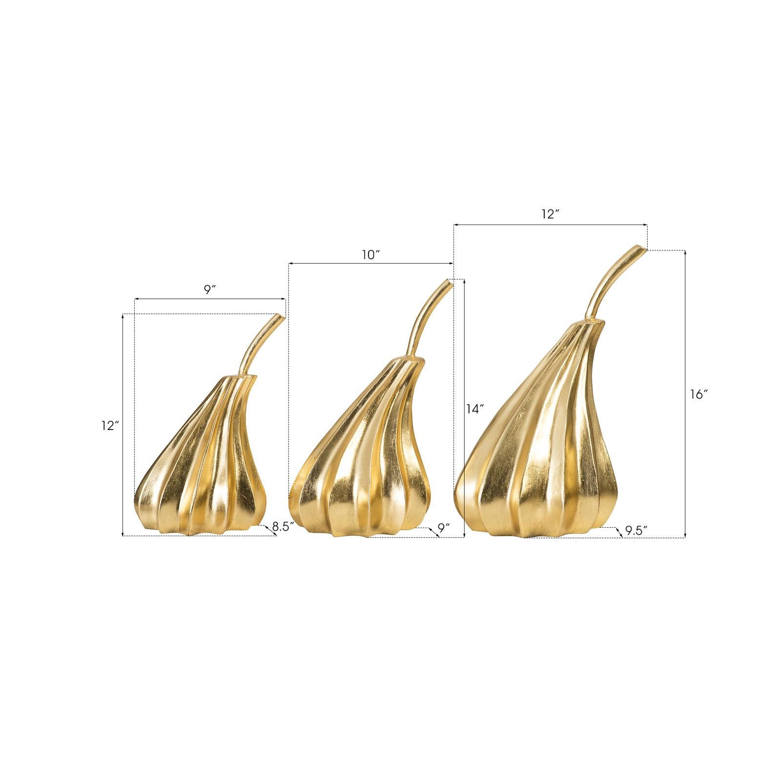 Hand Dipped Pears - Set of 3