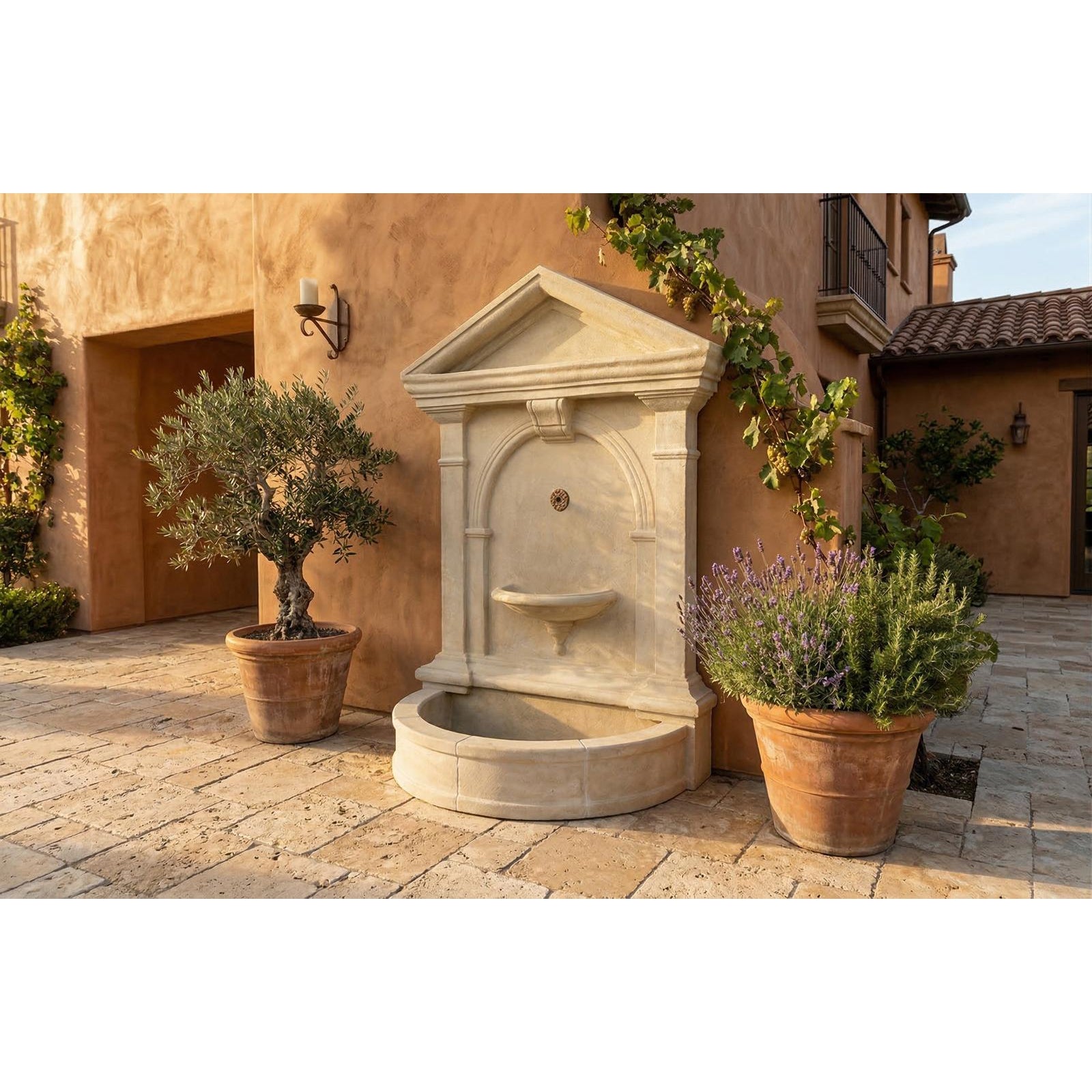 Florentine Fountain - Roman Stone