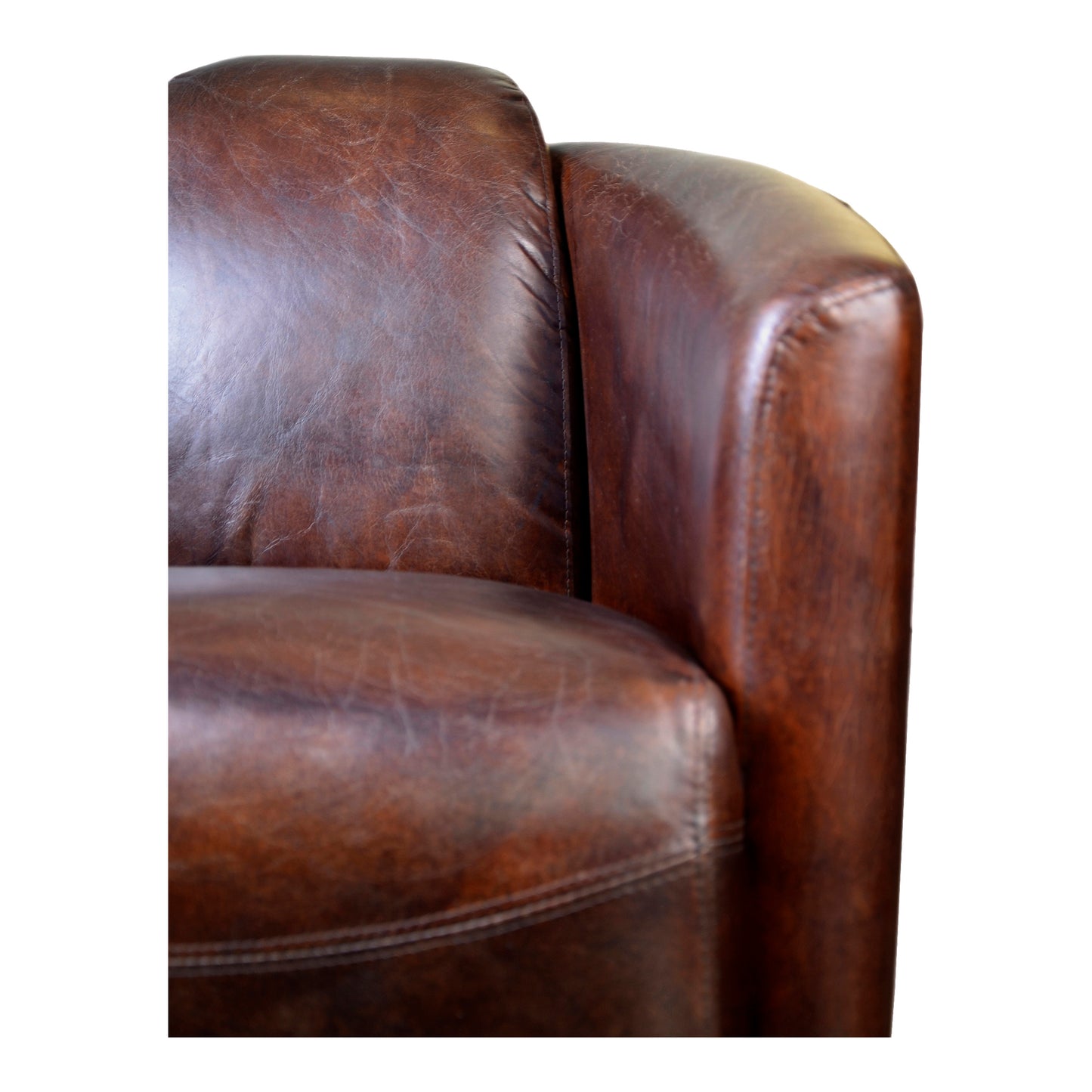 Salzburg Club Chair Dark Brown Leather