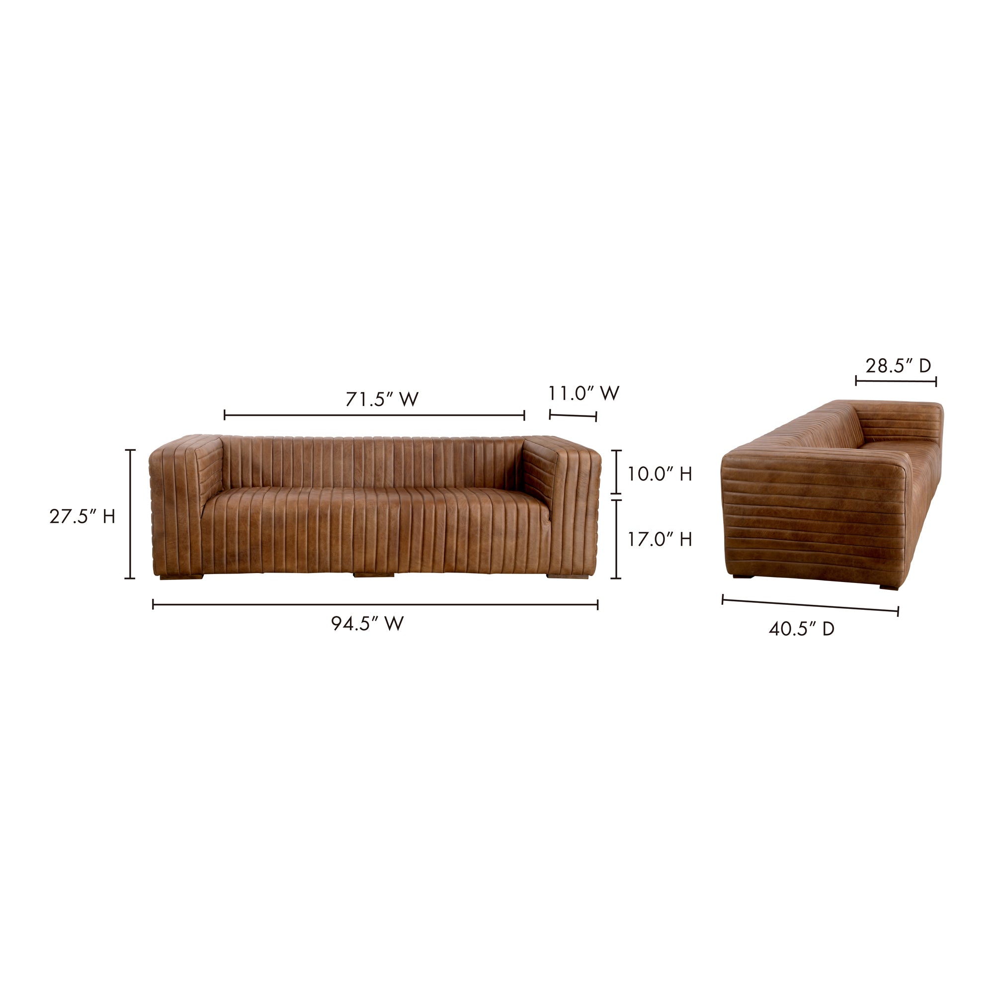 Castle Sofa Dark Brown Sofa Moe's    Four Hands, Mid Century Modern Furniture, Old Bones Furniture Company, Old Bones Co, Modern Mid Century, Designer Furniture, Furniture Sale, Warehouse Furniture Sale, Castle Sofa Dark Brown Sale, https://www.oldbonesco.com/