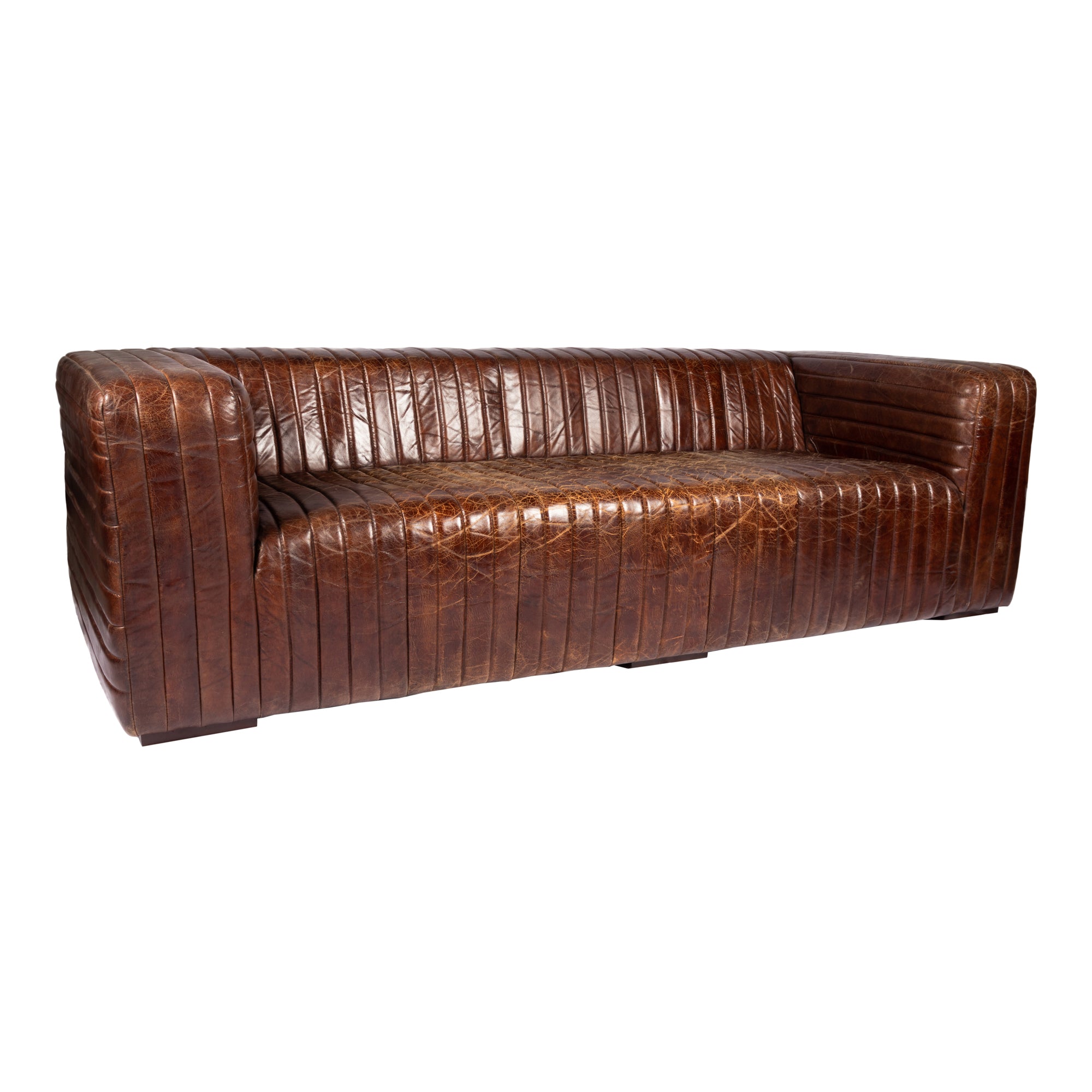 Castle Sofa Dark Brown Sofa Moe's    Four Hands, Mid Century Modern Furniture, Old Bones Furniture Company, Old Bones Co, Modern Mid Century, Designer Furniture, Furniture Sale, Warehouse Furniture Sale, Castle Sofa Dark Brown Sale, https://www.oldbonesco.com/