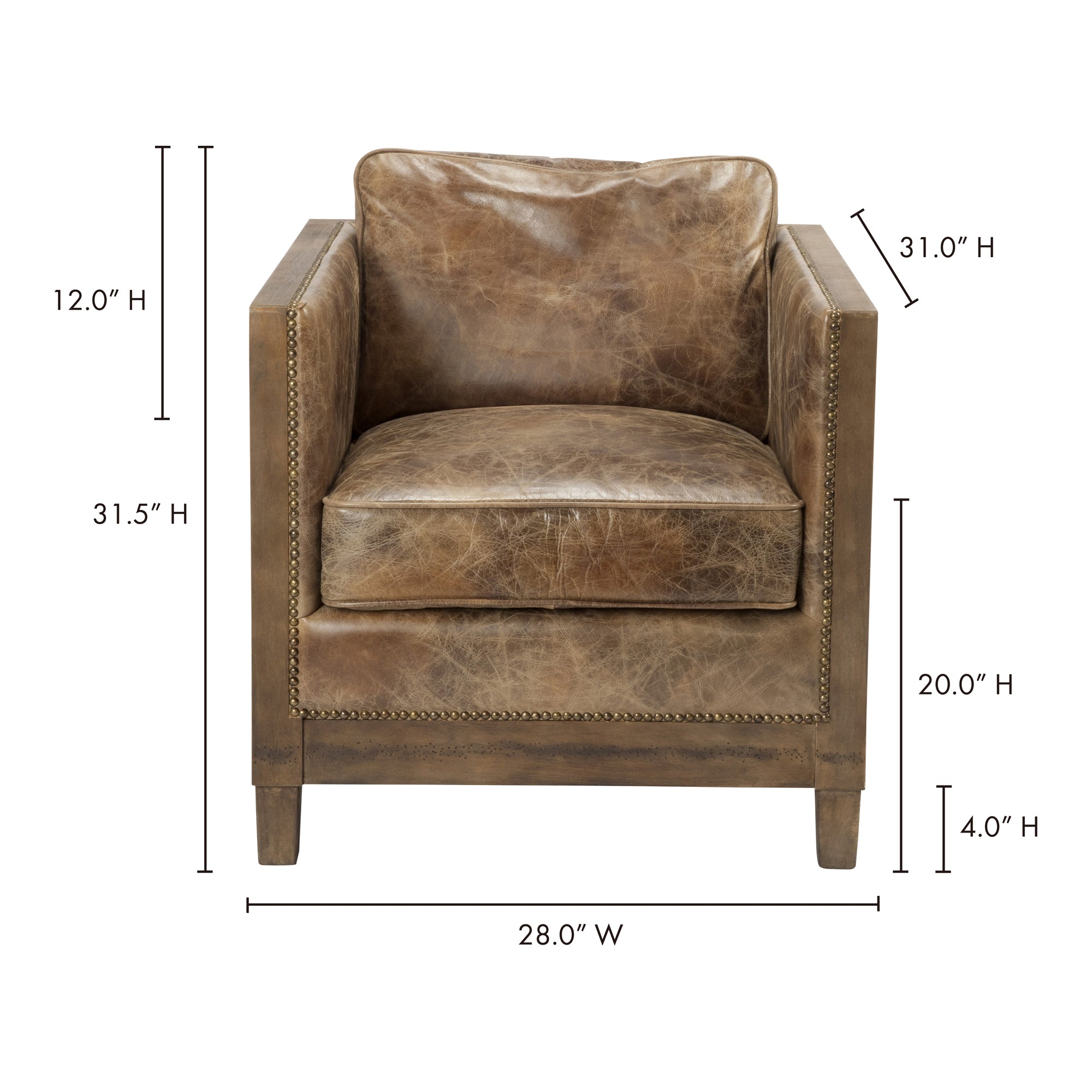 Darlington Club Chair Occasional Chairs Moe's    Four Hands, Mid Century Modern Furniture, Old Bones Furniture Company, Old Bones Co, Modern Mid Century, Designer Furniture, Furniture Sale, Warehouse Furniture Sale, Darlington Club Chair Sale, https://www.oldbonesco.com/
