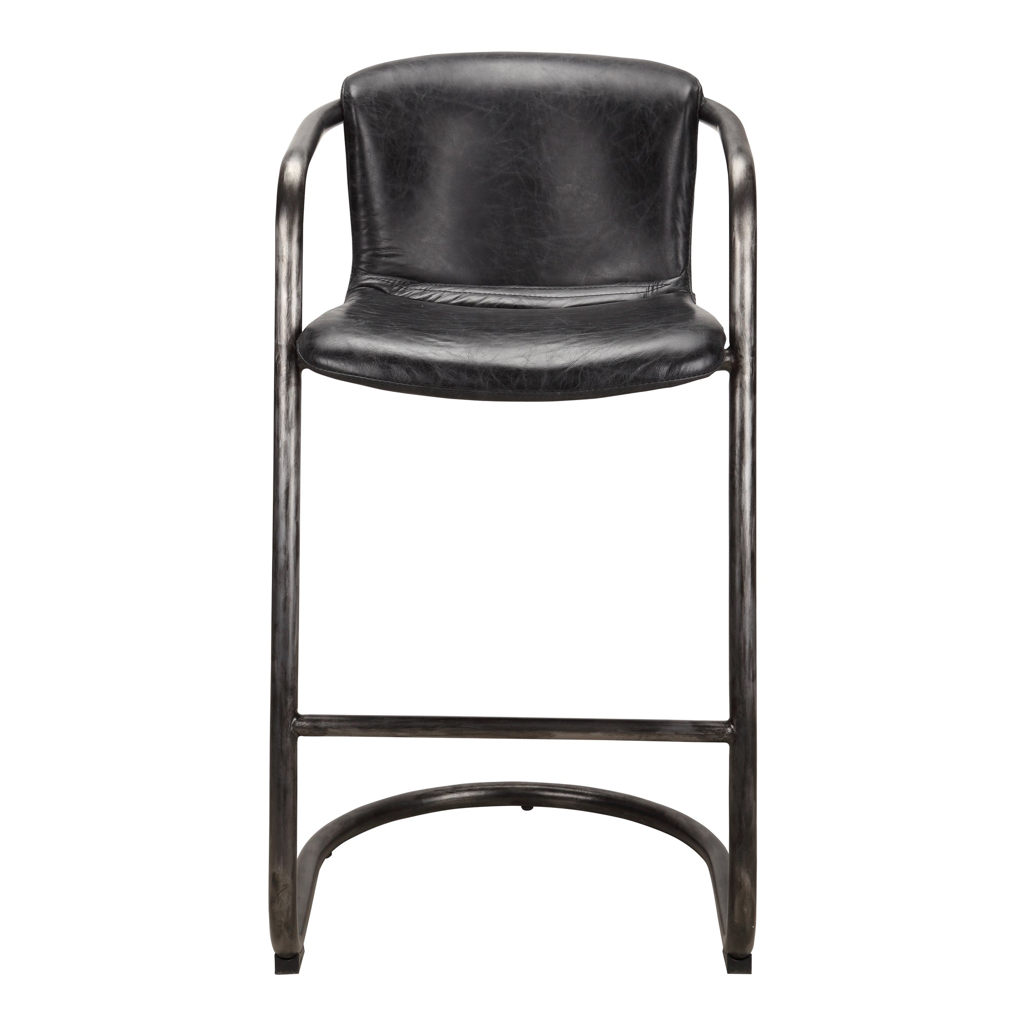 Moe's Freeman Barstool Antique Black-M2