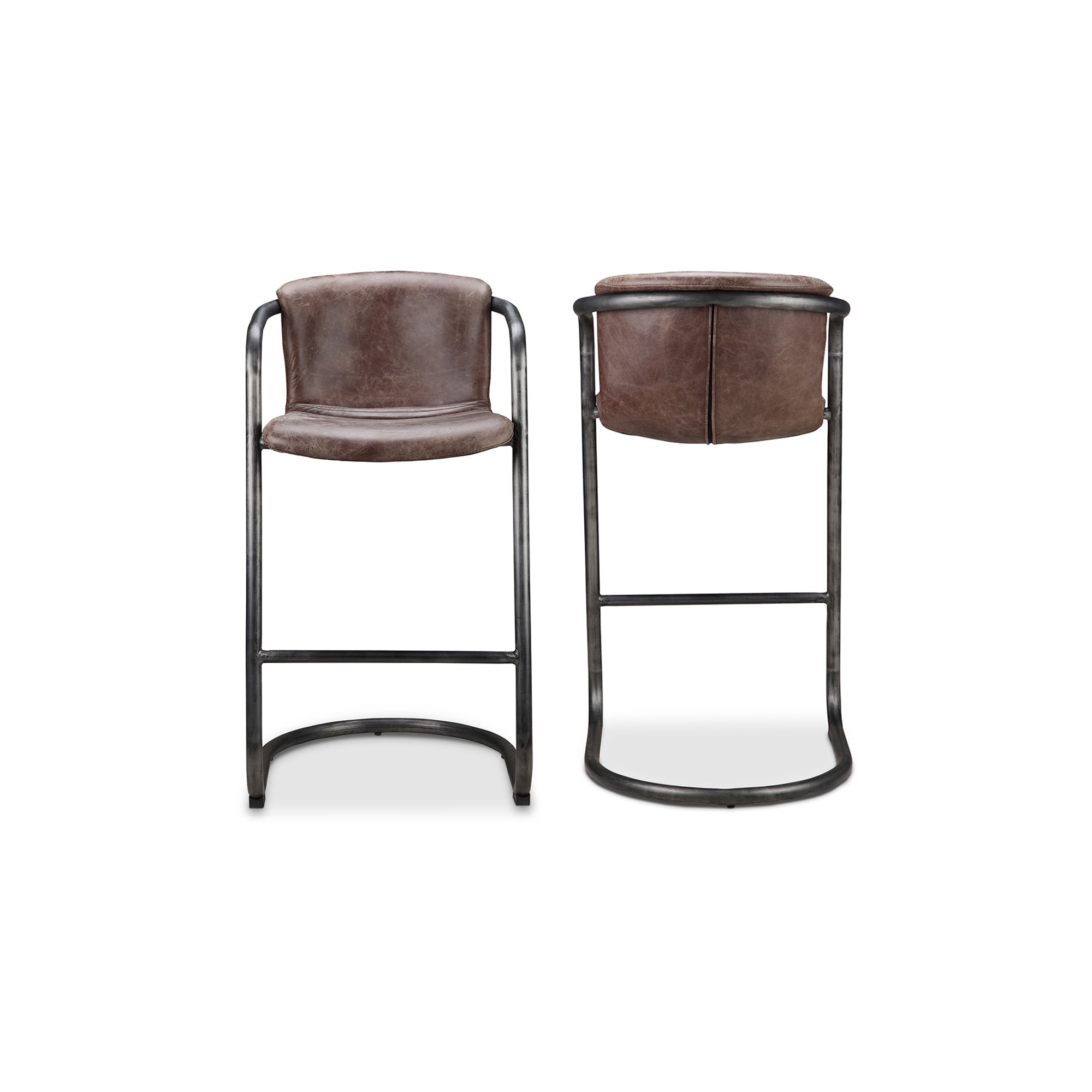 Freeman Barstool - Set of Two Barstools Moe's    Four Hands, Mid Century Modern Furniture, Old Bones Furniture Company, Old Bones Co, Modern Mid Century, Designer Furniture, Furniture Sale, Warehouse Furniture Sale, Freeman Barstool - Set of Two Sale, https://www.oldbonesco.com/
