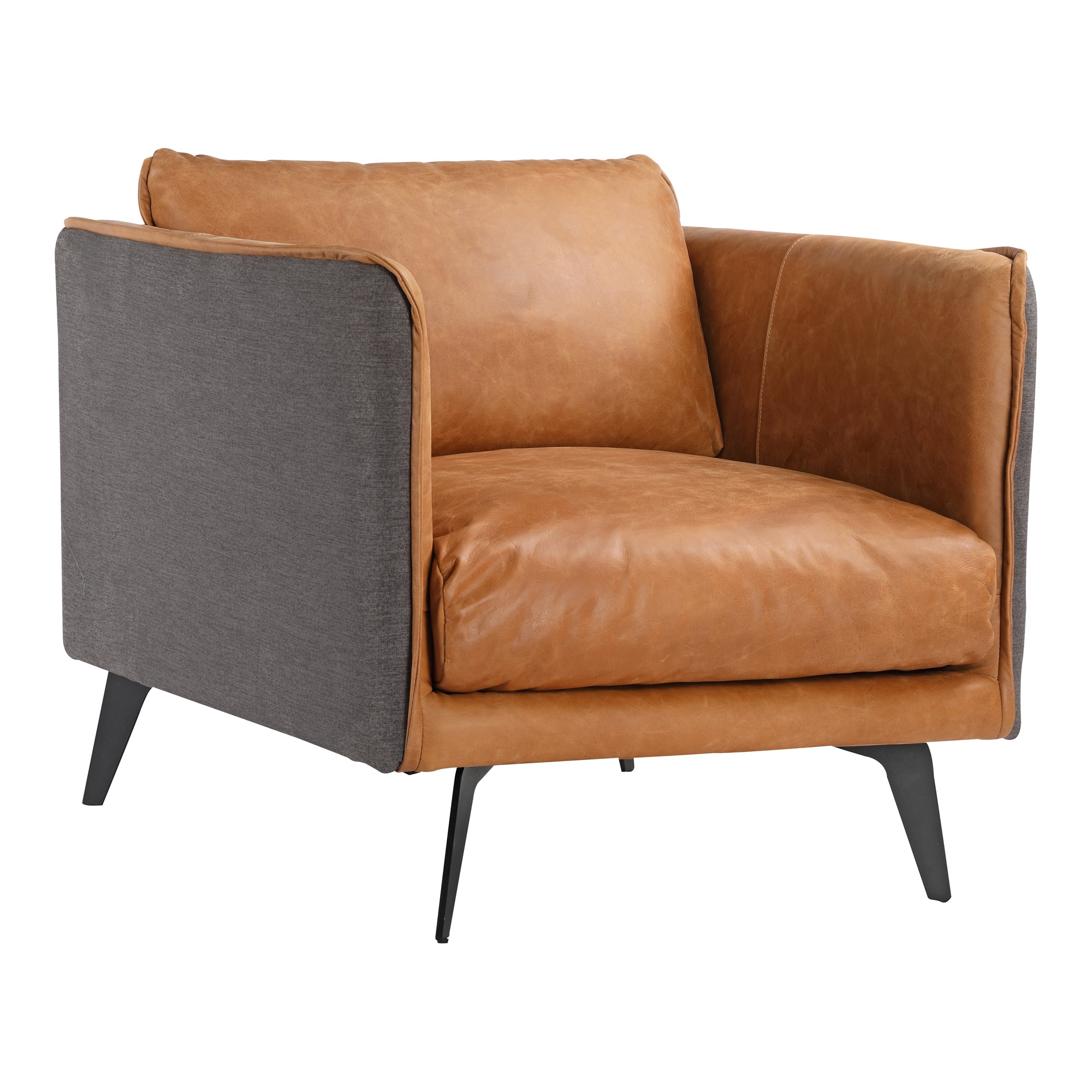 Messina Leather Armchair Occasional Chairs Moe's    Four Hands, Mid Century Modern Furniture, Old Bones Furniture Company, Old Bones Co, Modern Mid Century, Designer Furniture, Furniture Sale, Warehouse Furniture Sale, Messina Leather Armchair Sale, https://www.oldbonesco.com/