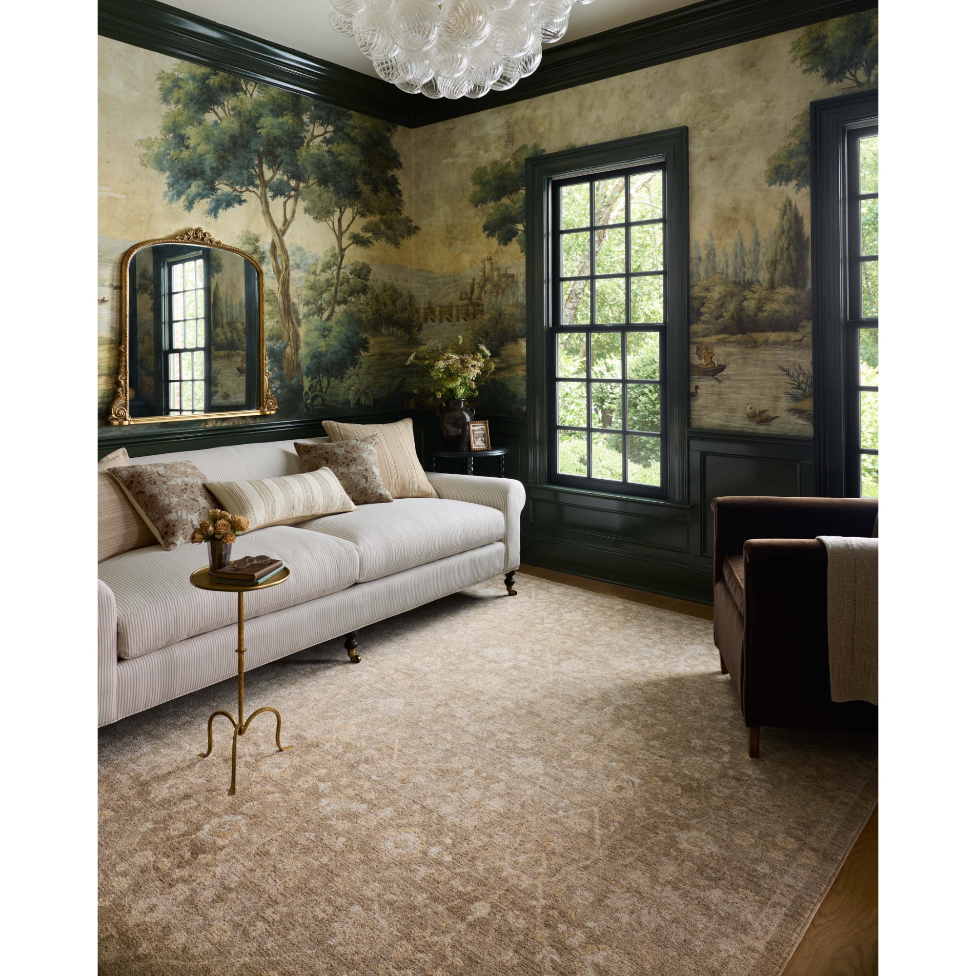 Chris Loves Julia x Loloi Palma Bark/Natural Rug