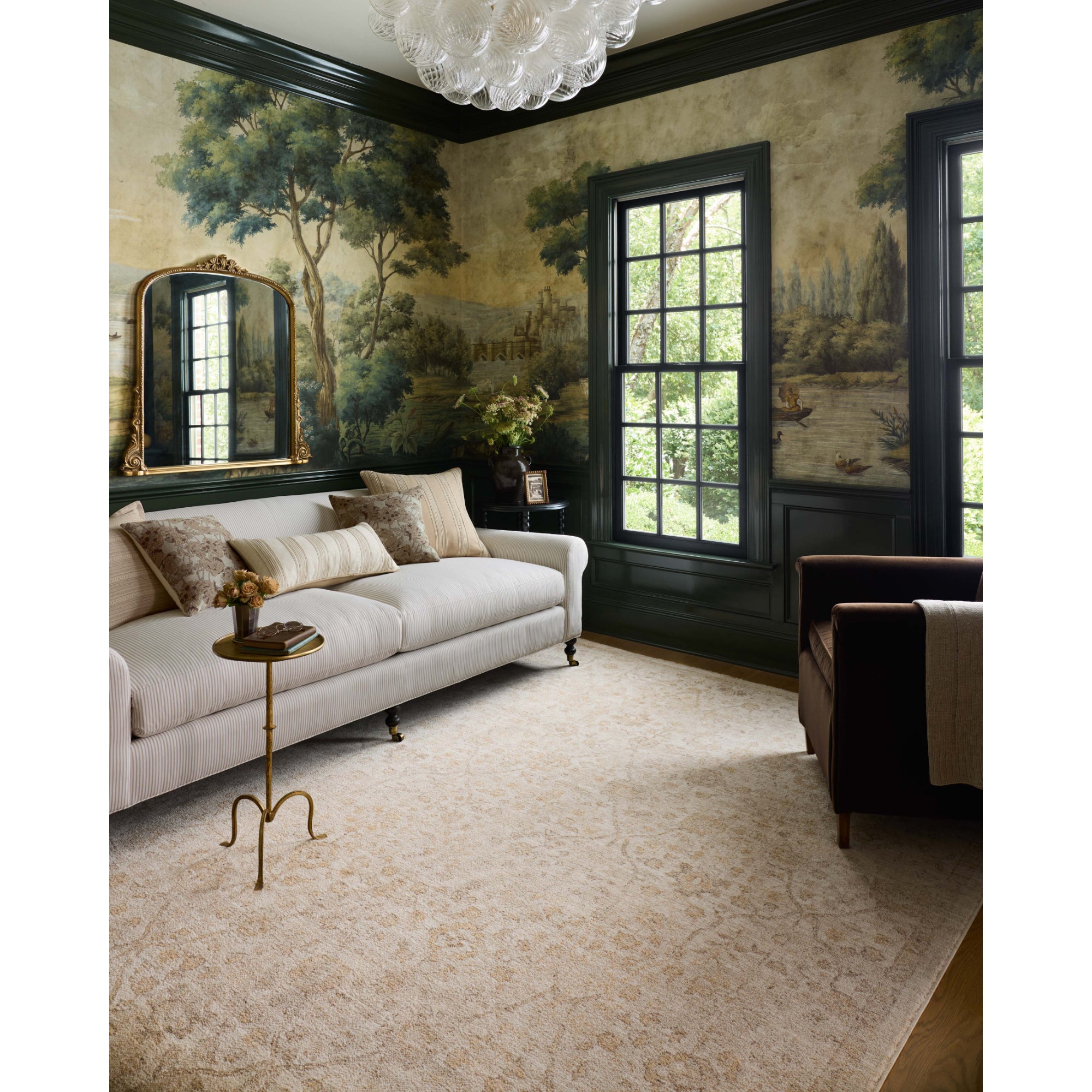 Chris Loves Julia x Loloi Palma Ivory/Sand Rug