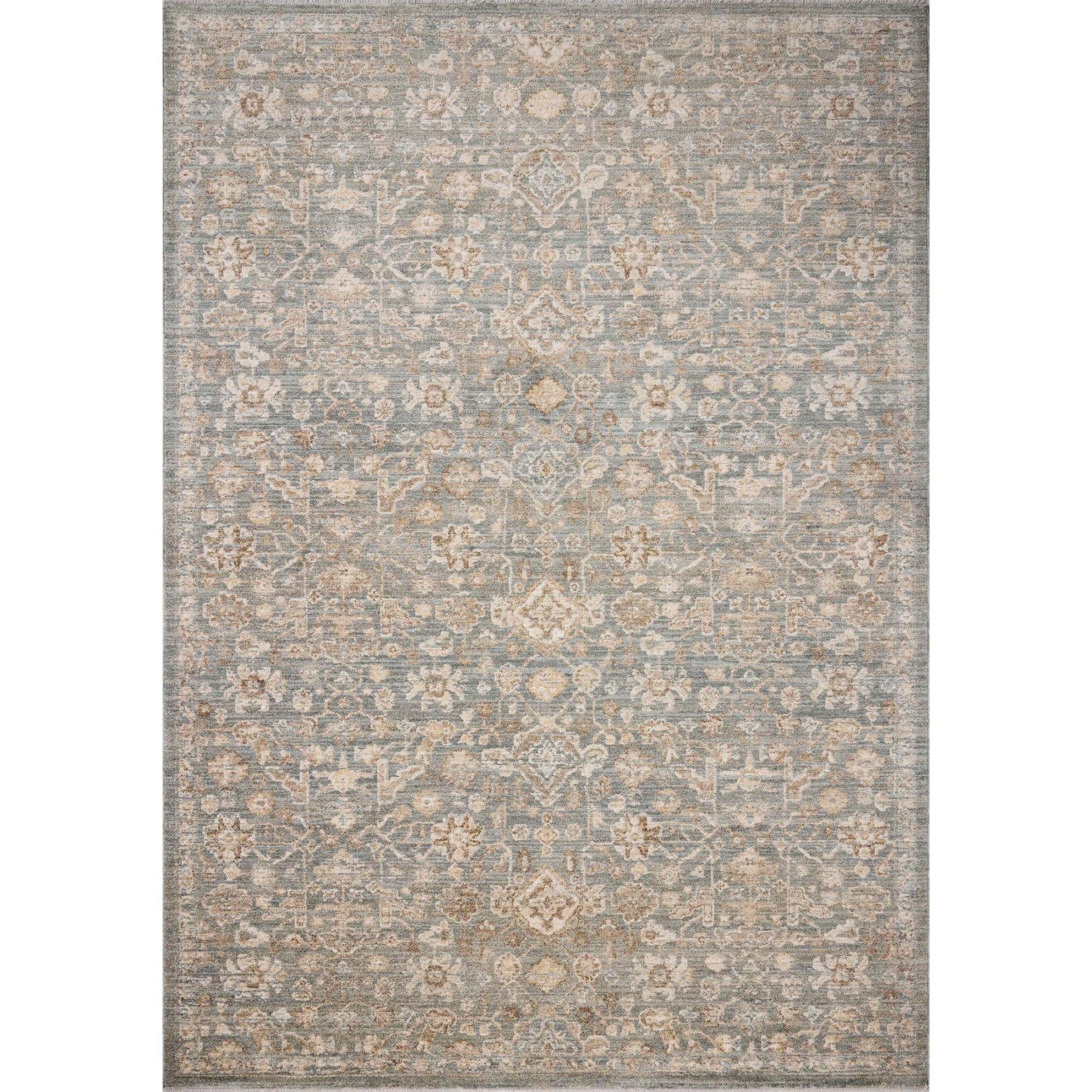 Chris Loves Julia x Loloi Palma Blue/Natural Rug