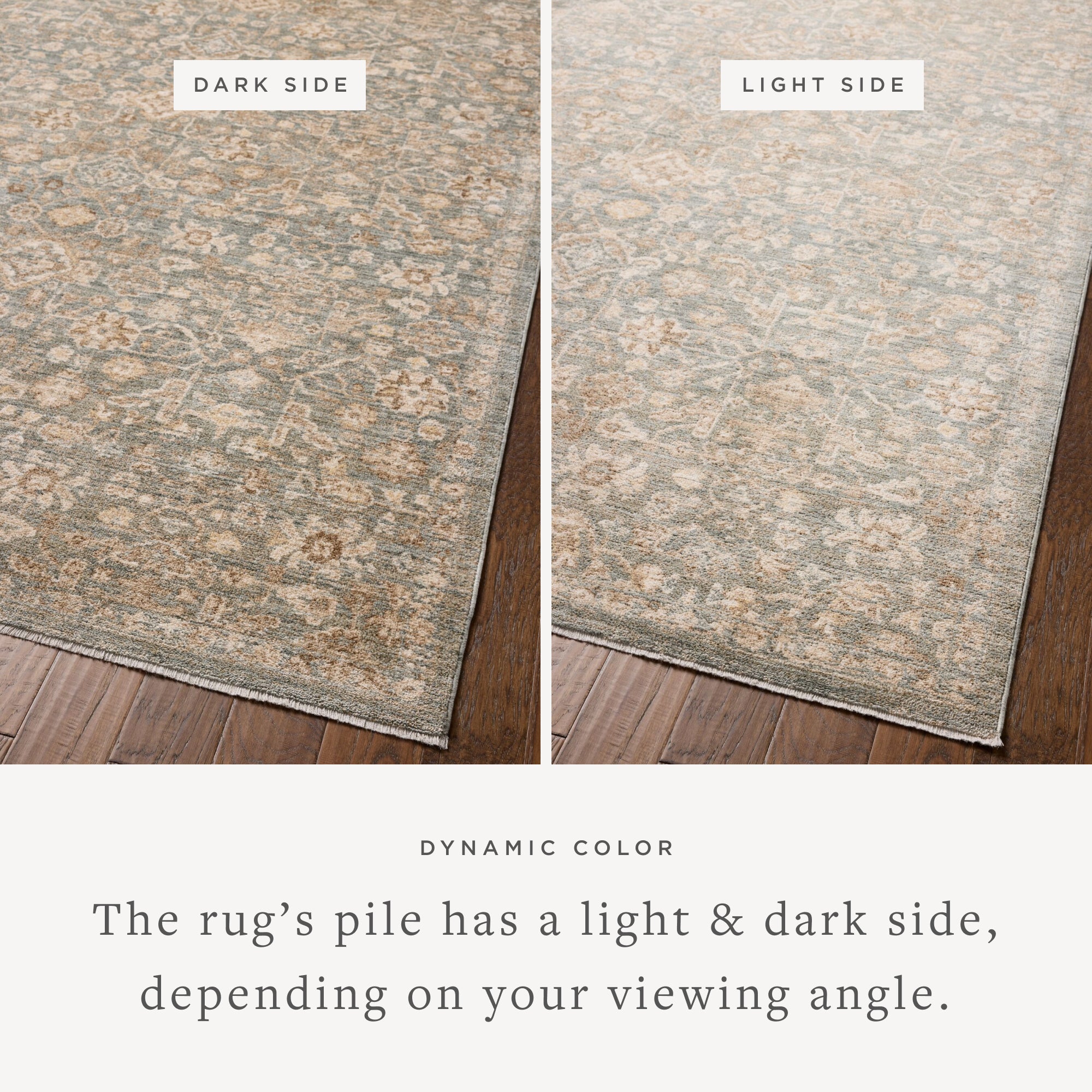 Chris Loves Julia x Loloi Palma Blue/Natural Rug