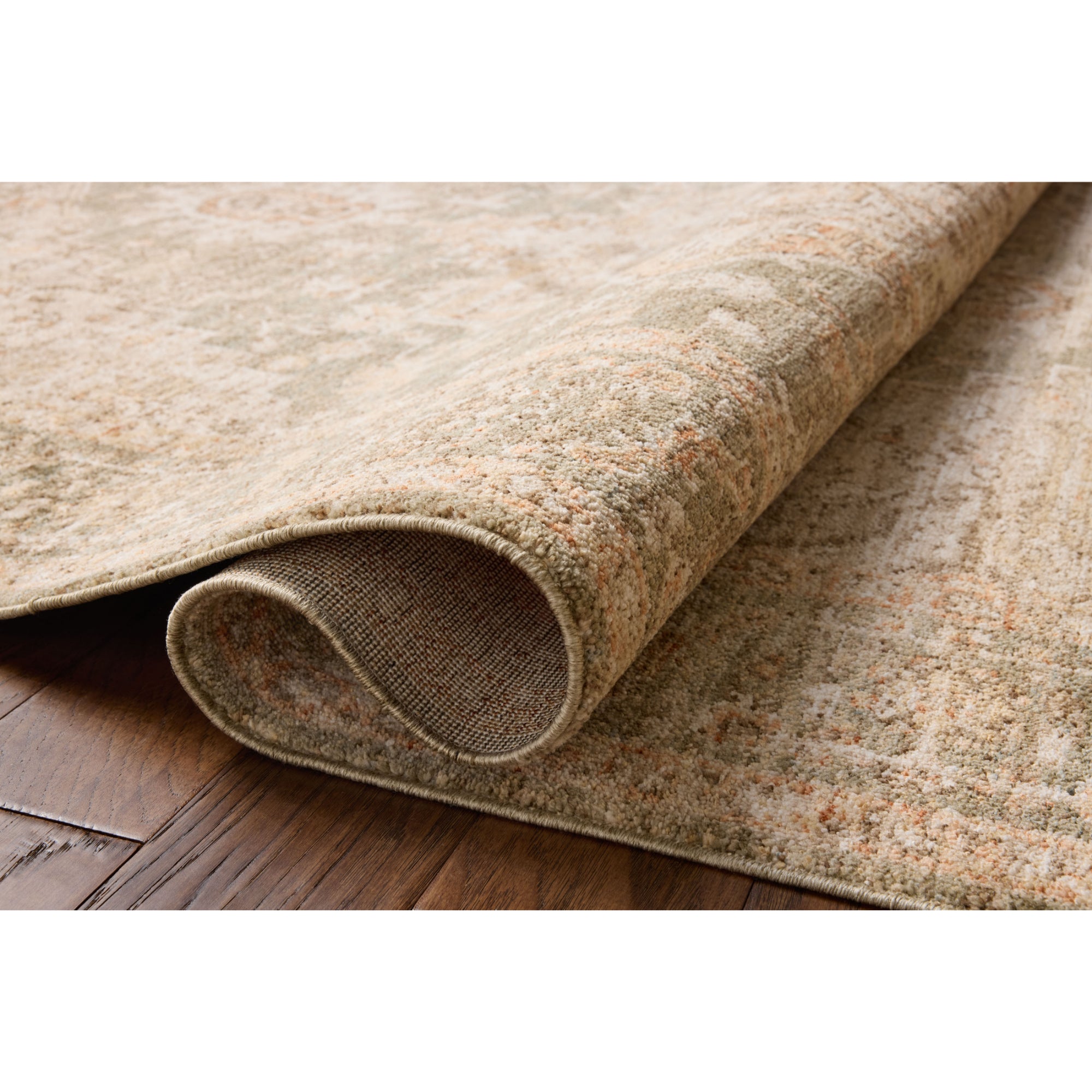 Chris Loves Julia x Loloi Palma PLM-08 Olive/Spice Rug