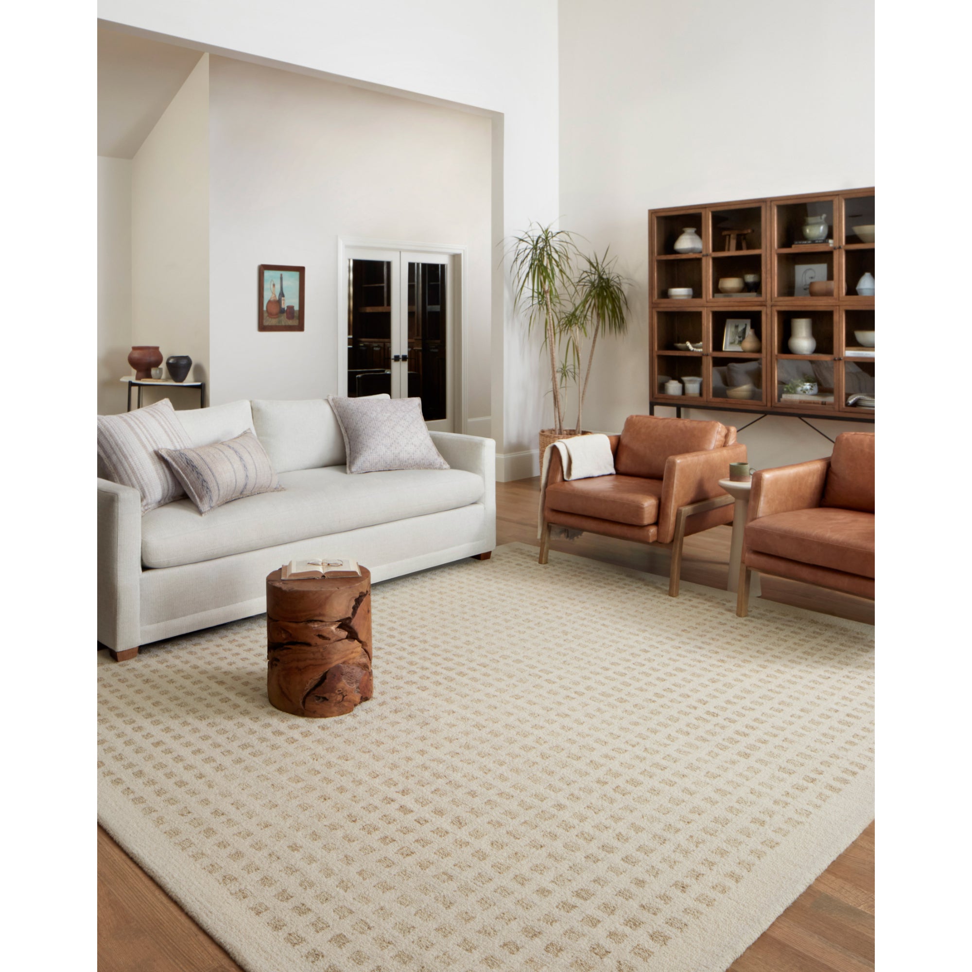 Chris Loves Julia x Loloi Polly Ivory/Natural Rug