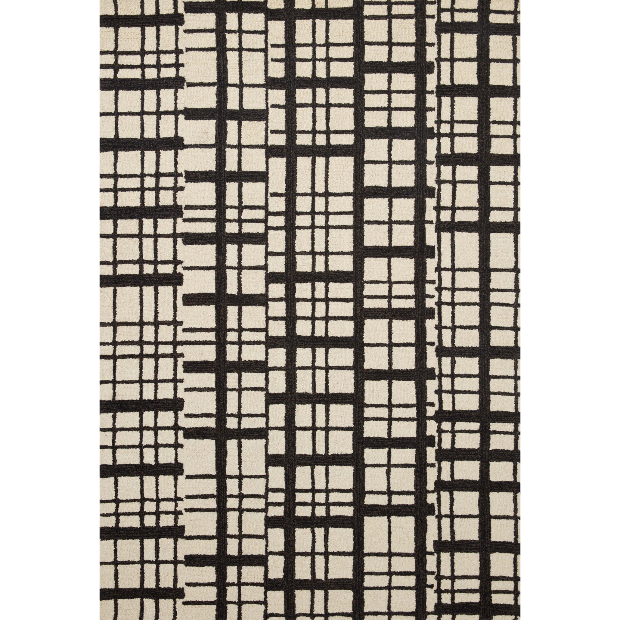 Chris Loves Julia x Loloi Polly Black/Ivory Rug