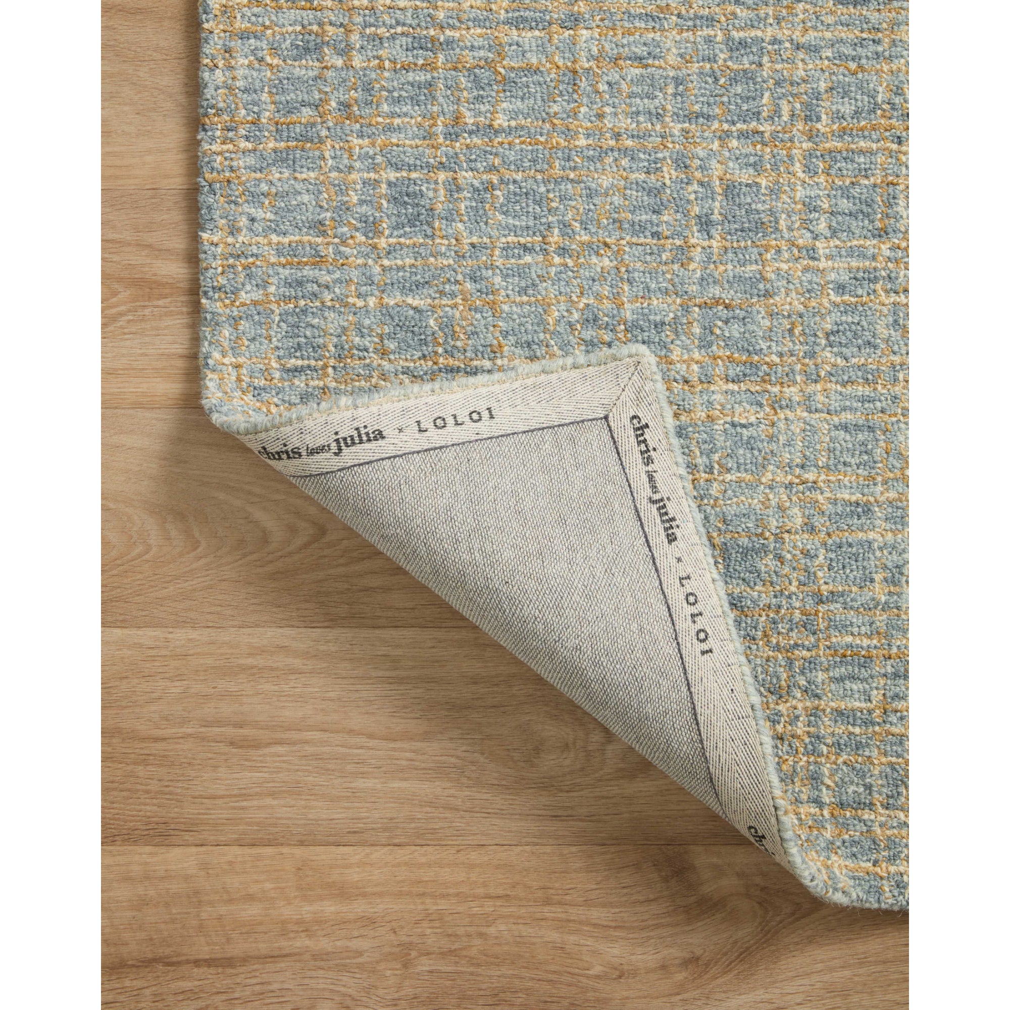 Chris Loves Julia x Loloi Polly Blue/Sand Rug