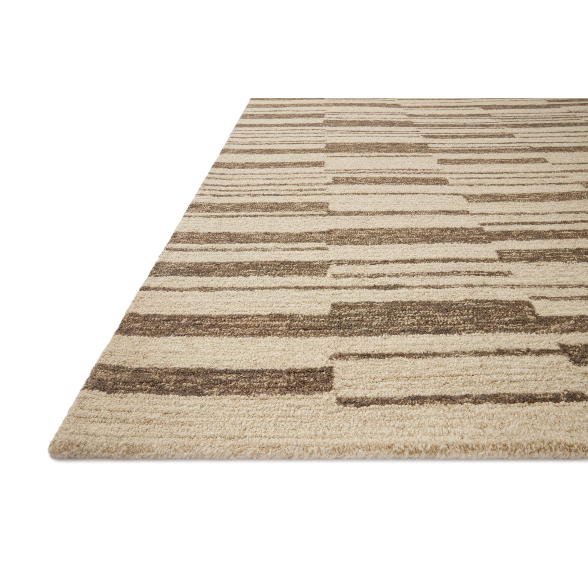 Chris Loves Julia x Loloi Polly Beige/Tobacco Rug