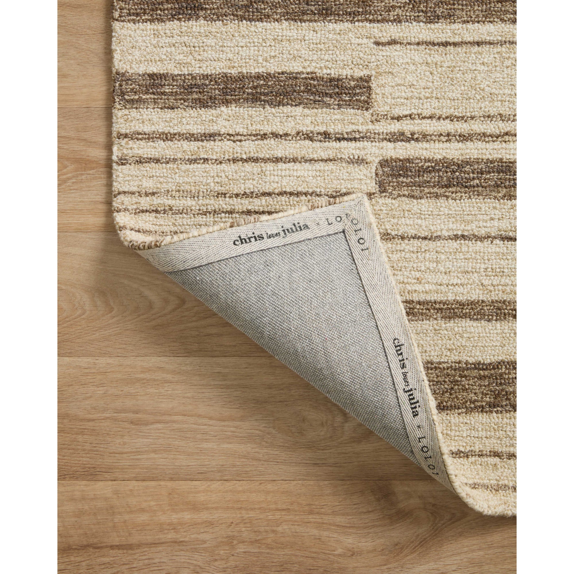 Chris Loves Julia x Loloi Polly Beige/Tobacco Rug
