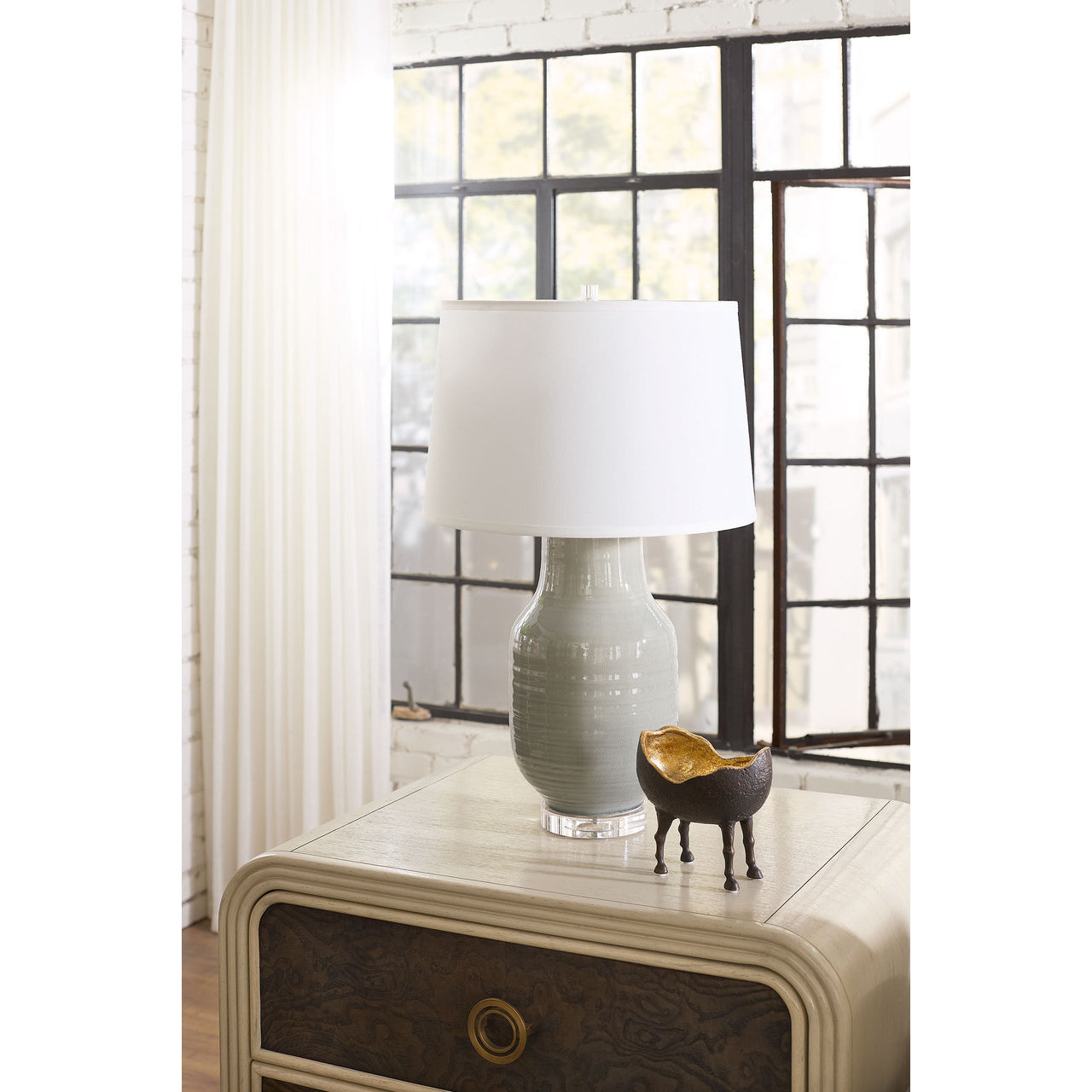 Positano 17" Lamp with Shade