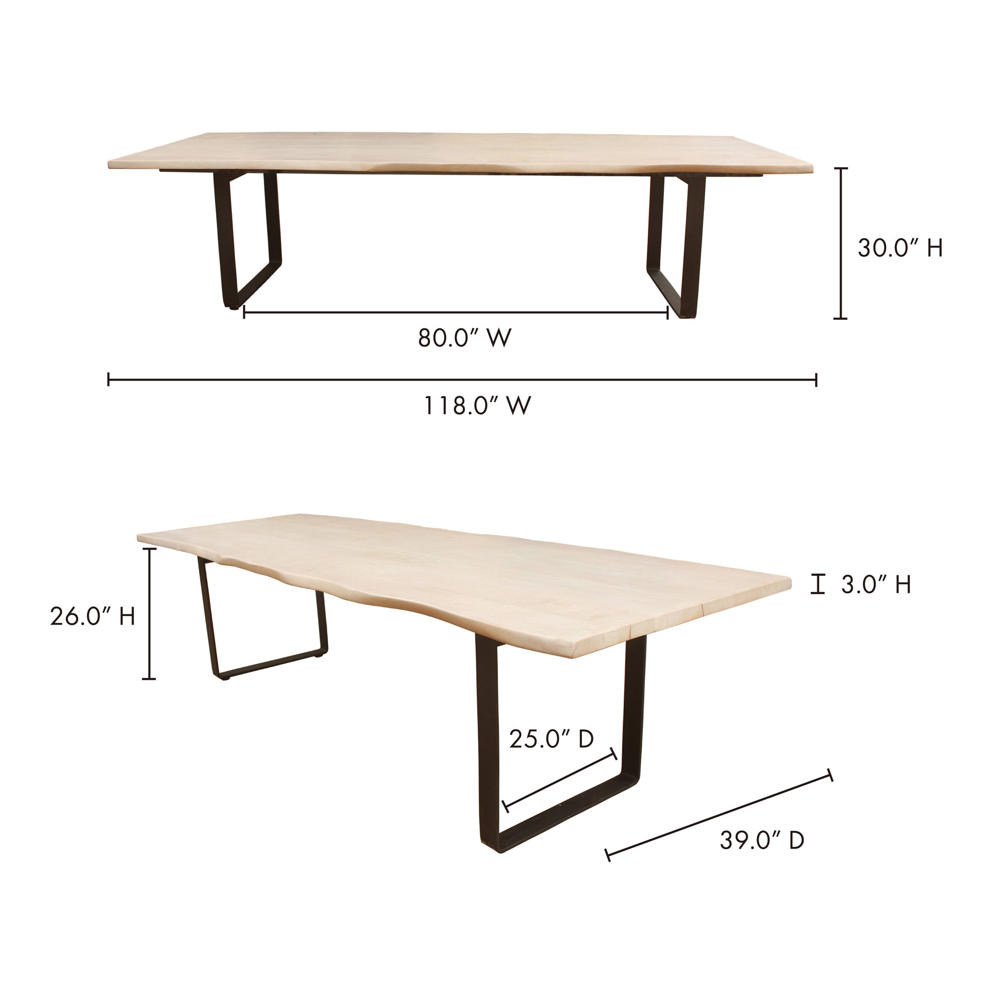 Wilks Dining Table Dining Tables Moe's    Four Hands, Mid Century Modern Furniture, Old Bones Furniture Company, Old Bones Co, Modern Mid Century, Designer Furniture, Furniture Sale, Warehouse Furniture Sale, Wilks Dining Table Sale, https://www.oldbonesco.com/