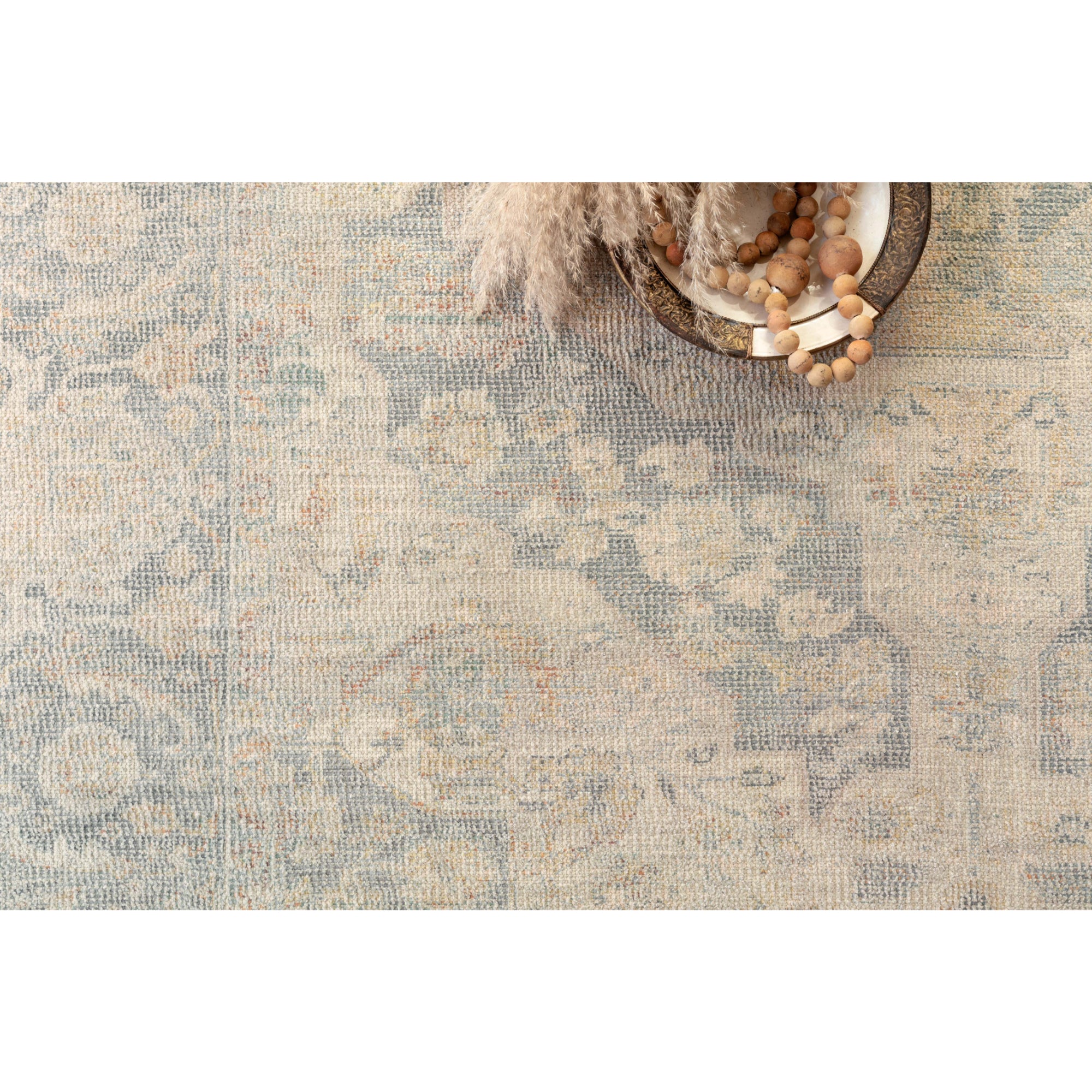 Loloi Priya Bone/Bluestone Rug