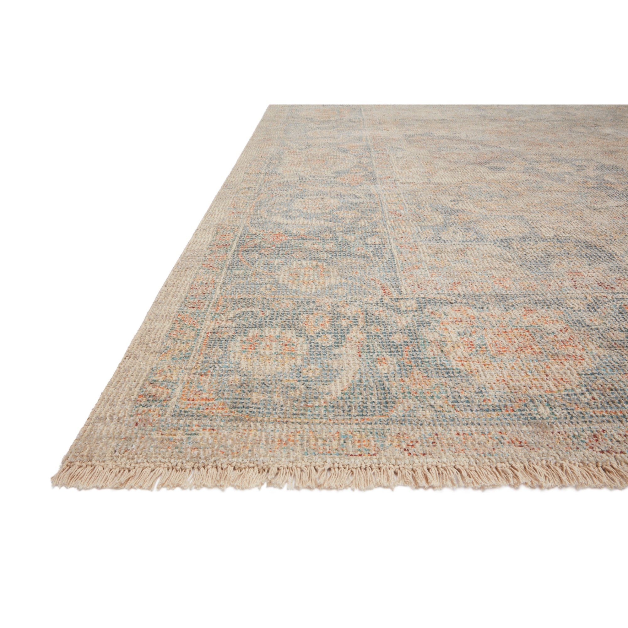 Loloi Priya Bone/Bluestone Rug