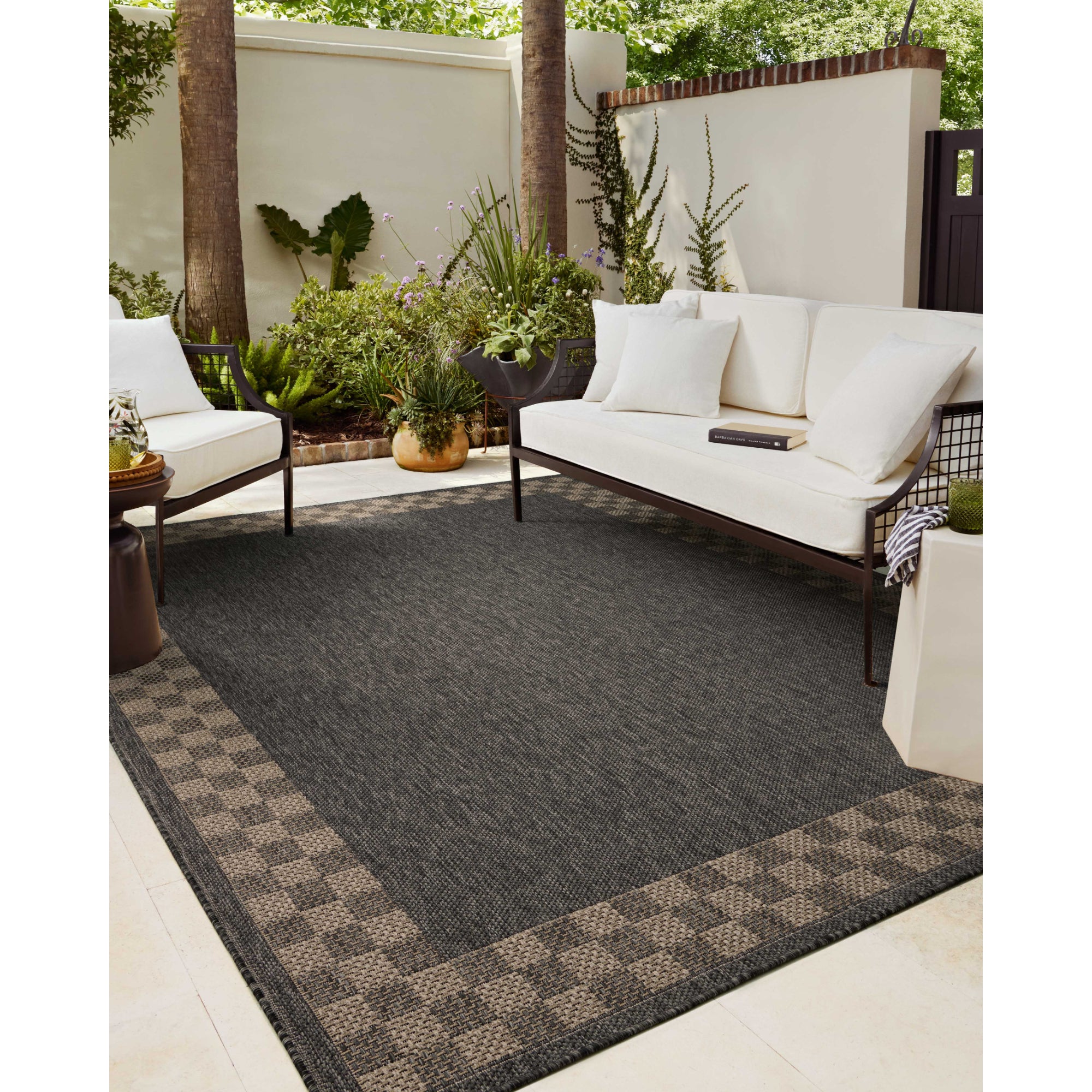 Chris Loves Julia x Loloi Providence Charcoal/Natural Rug