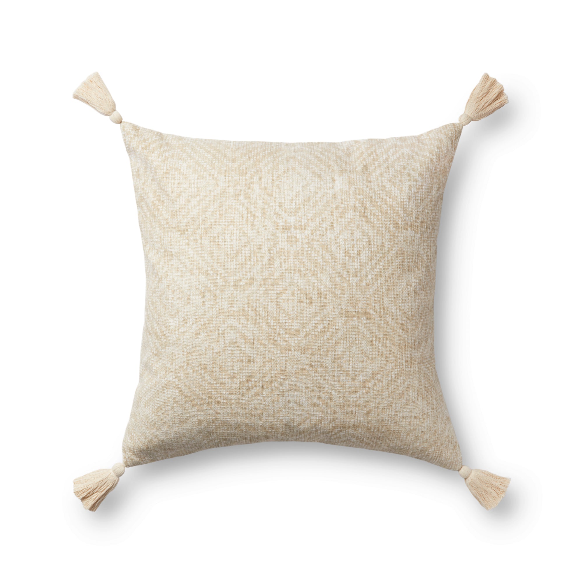 Loloi P0621 Ivory Cover with Poly Pillow