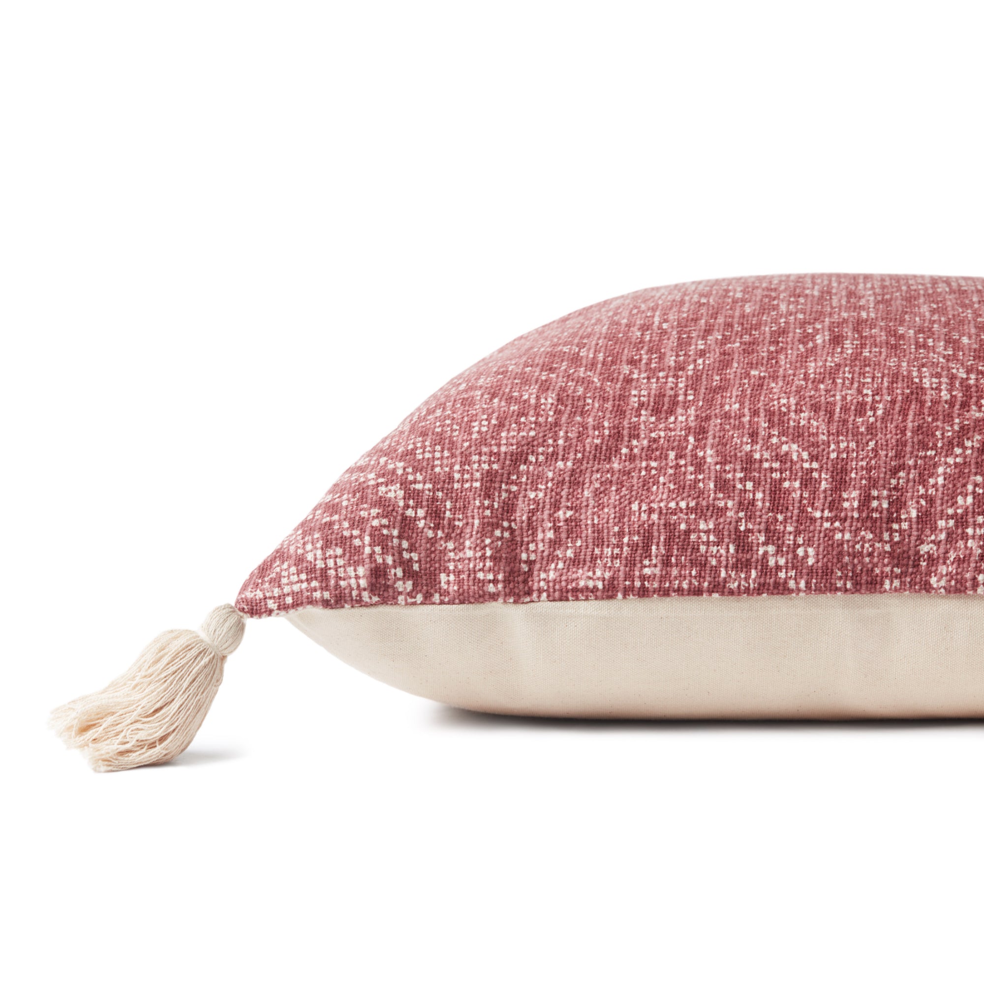 Loloi P0621 Red Cover with Poly Pillow