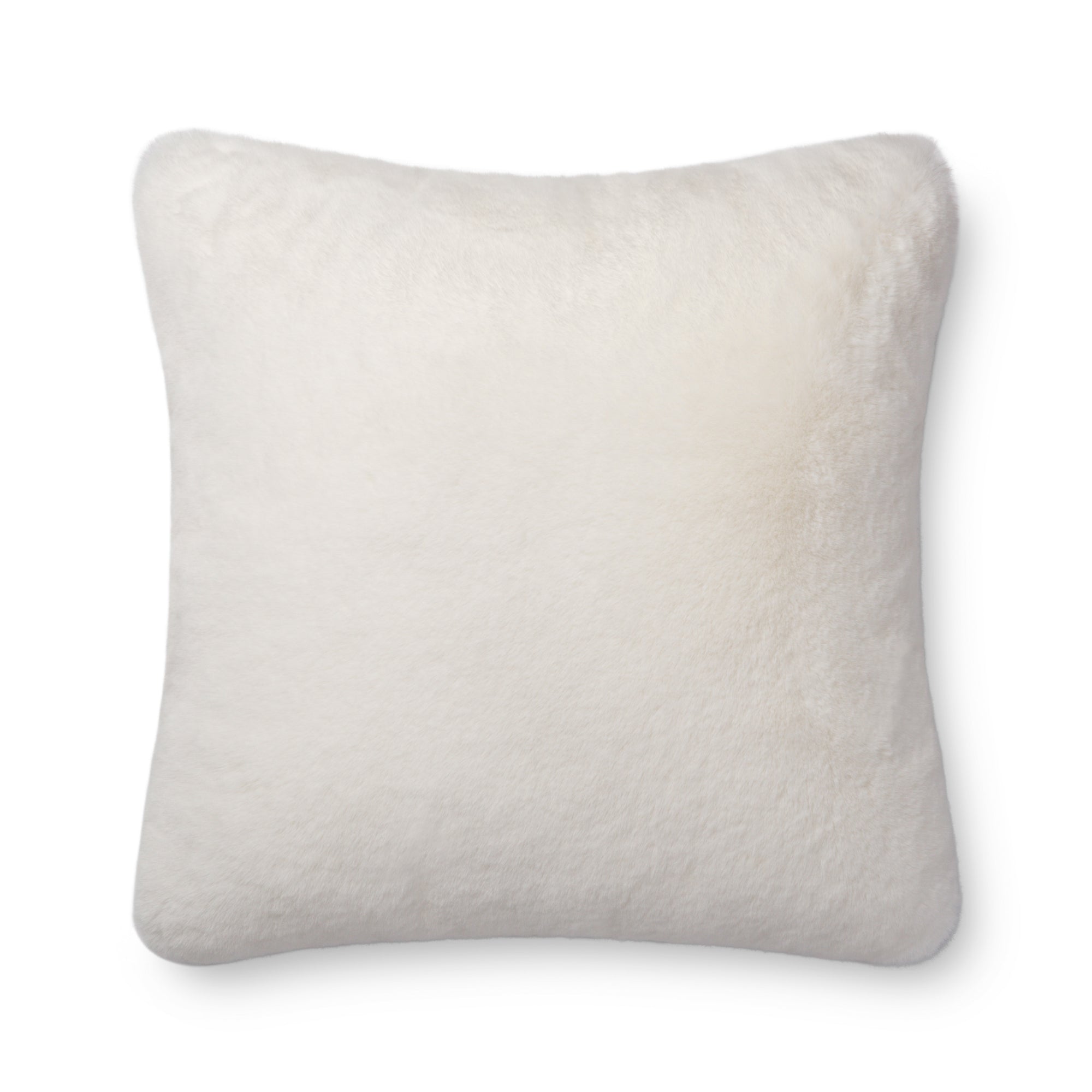 Loloi P0710 White Cover with Poly Pillow