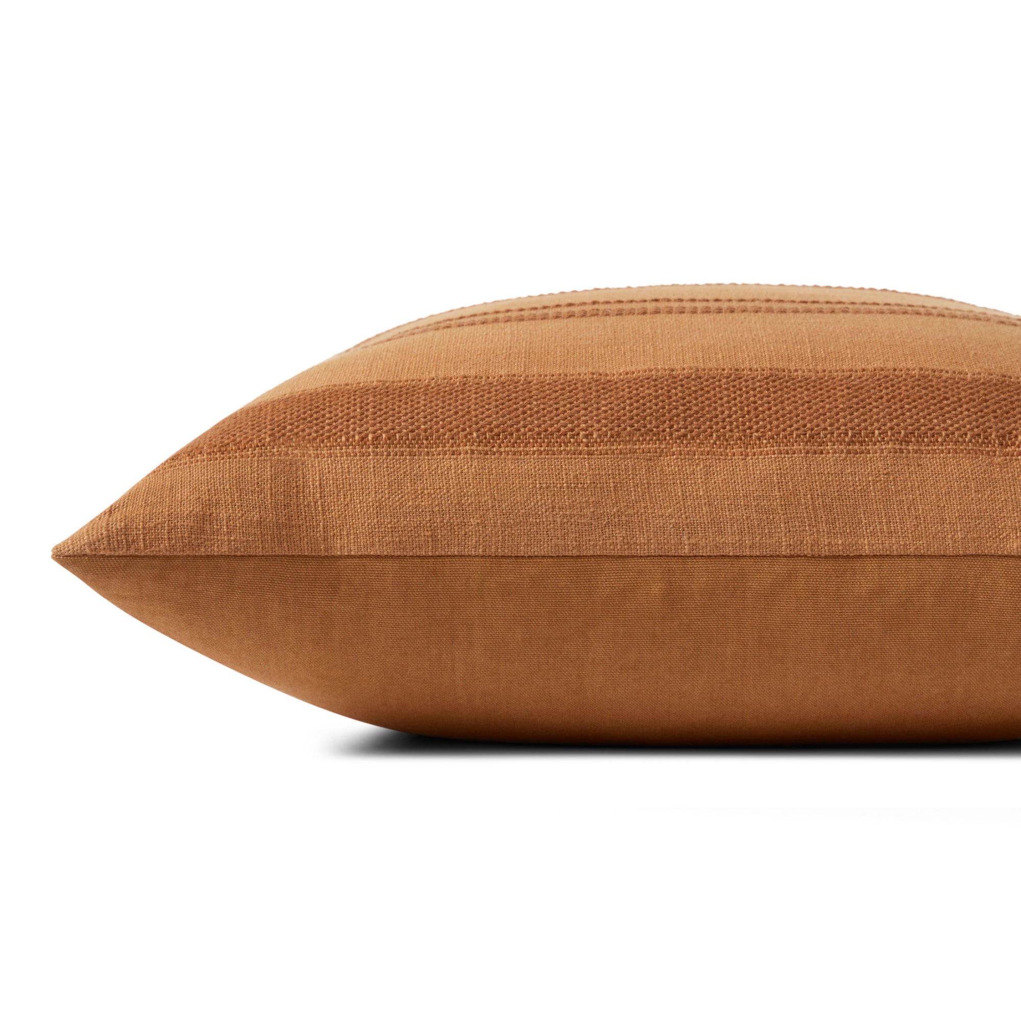 Angela Rose x Loloi Mia Rust 18'' x 18'' Cover with Poly Pillow