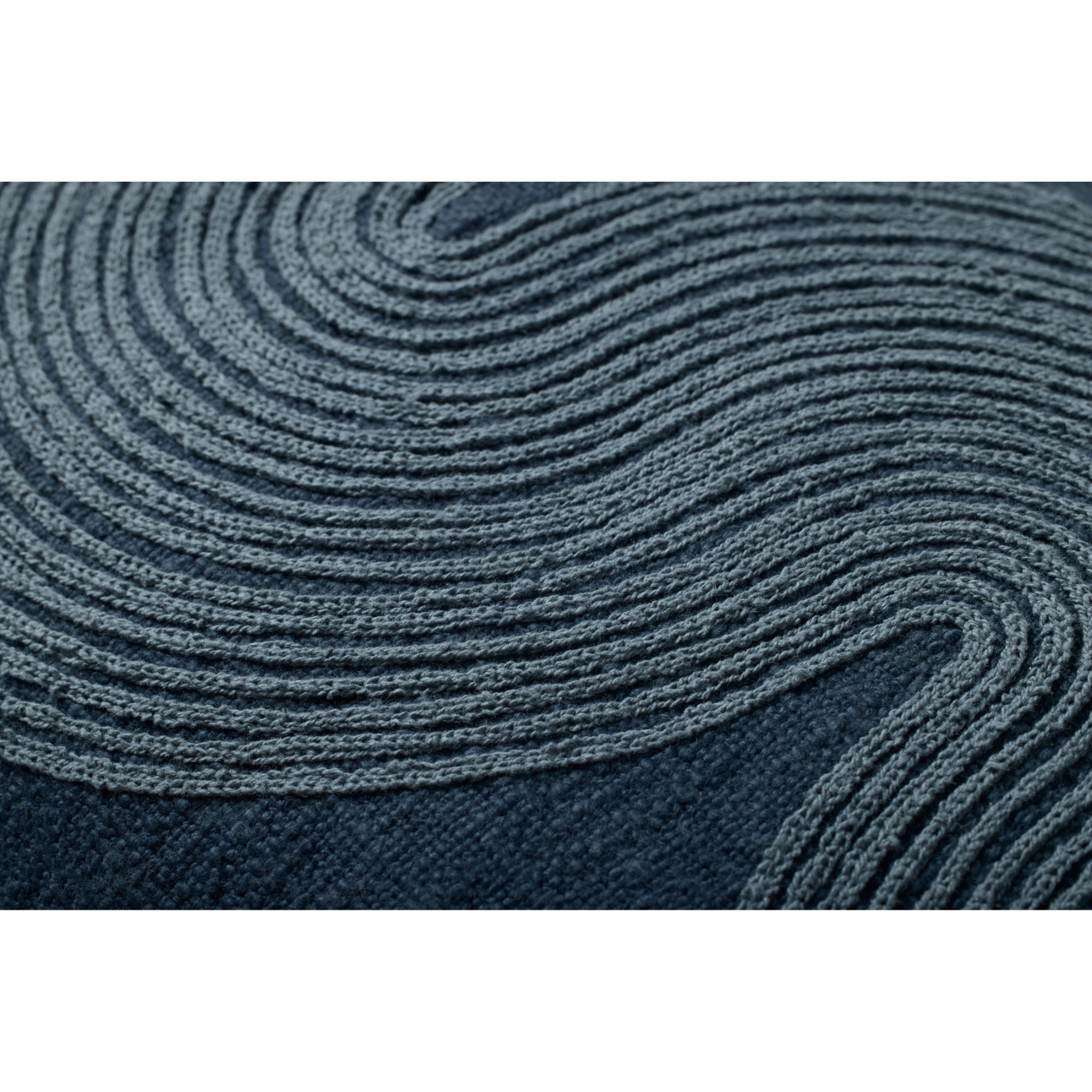 Brigette Romanek PBR0004 Navy/Blue 12'' x 27'' Cover with Poly Pillow