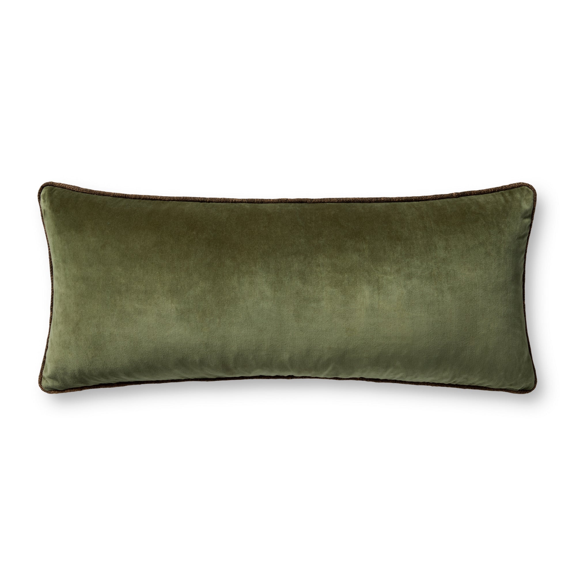 Chris Loves Julia x Loloi Liza Dark Green 13'' x 35'' Cover with  Poly Pillow