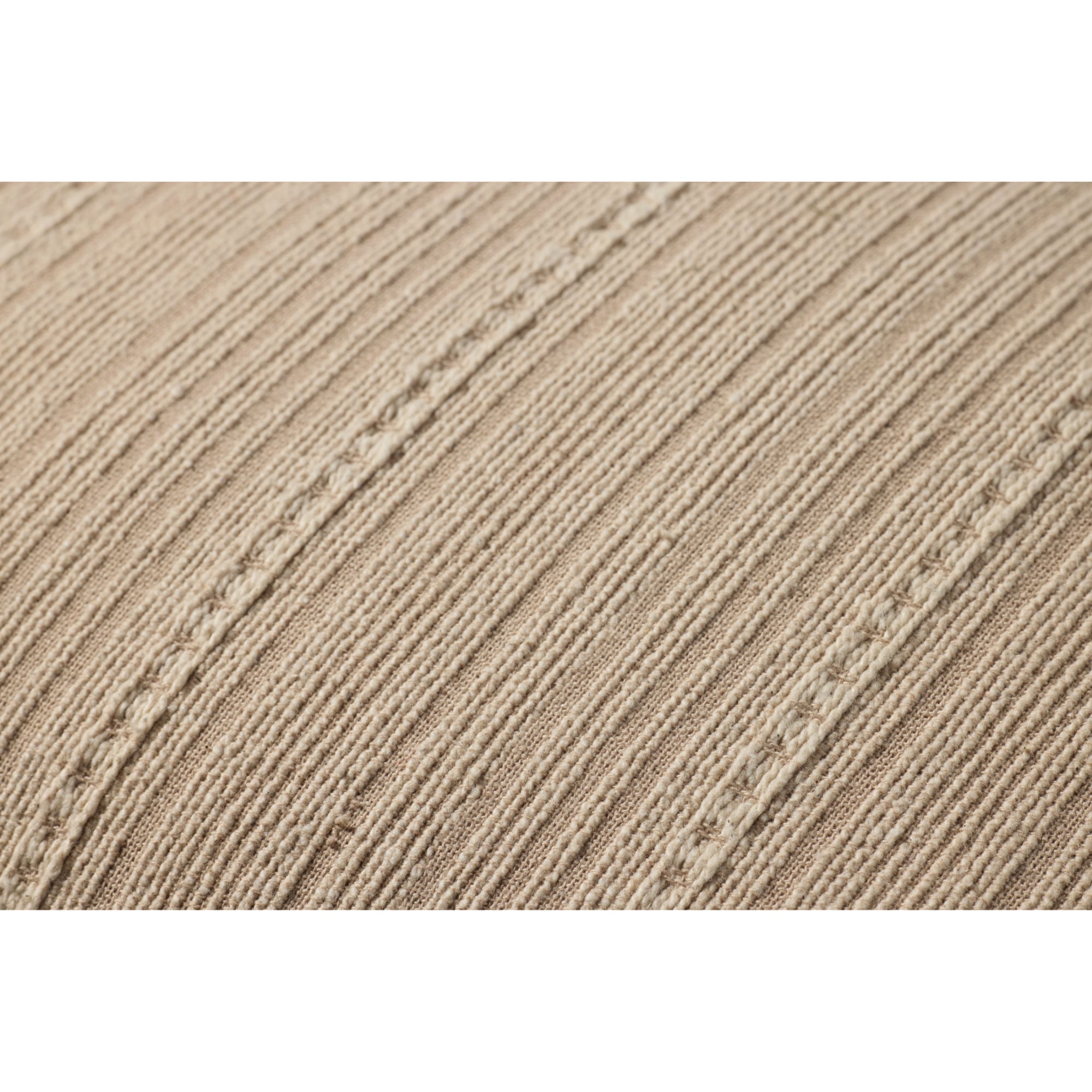 Chris Loves Julia x Loloi Howie Natural 18'' x 18'' Cover with Poly Pillow