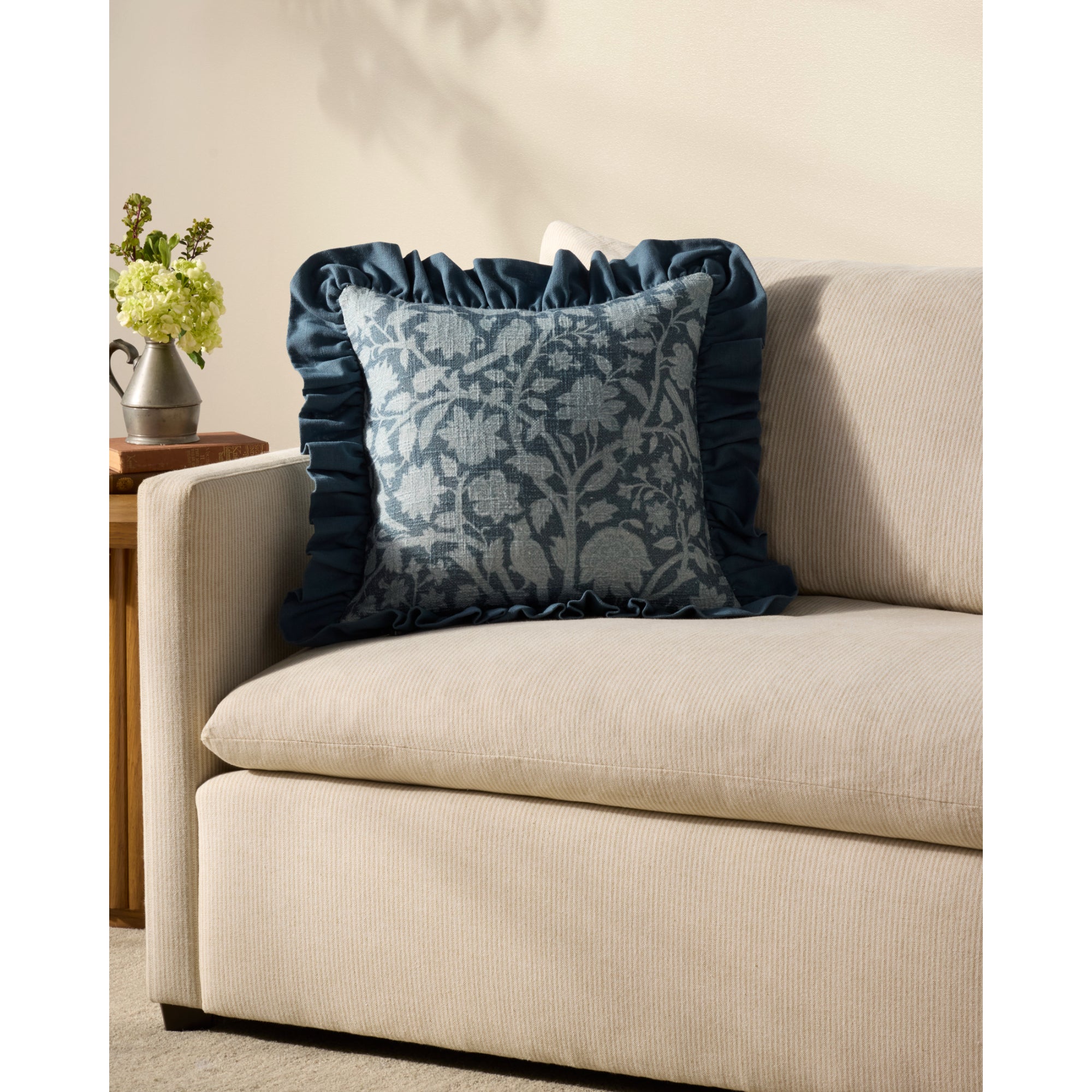 Chris Loves Julia x Loloi Kathleen 18'' x 18'' Cover with Poly Pillow