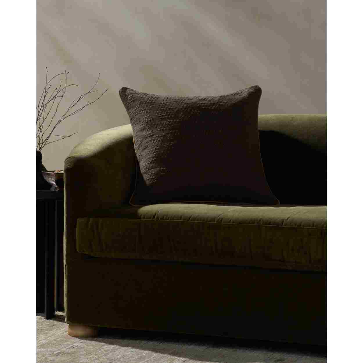 Jeremiah Brent x Loloi Leroy Brown Pillow Cover with Poly