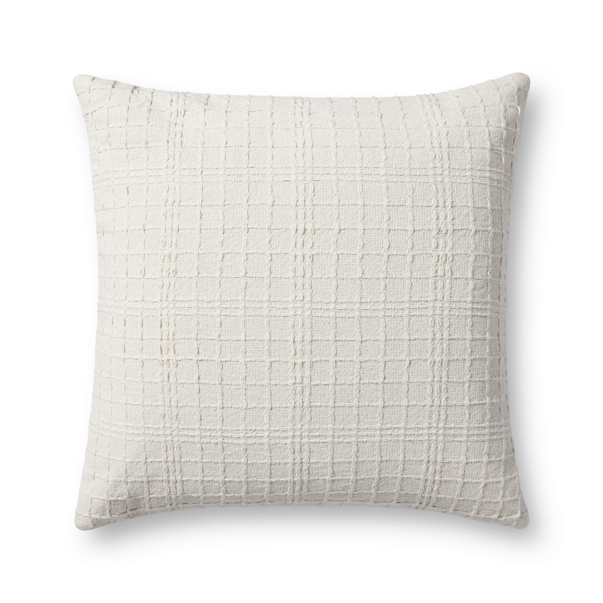 Jean Stoffer x Loloi PJS0015 Ivory Cover with Poly Pillow