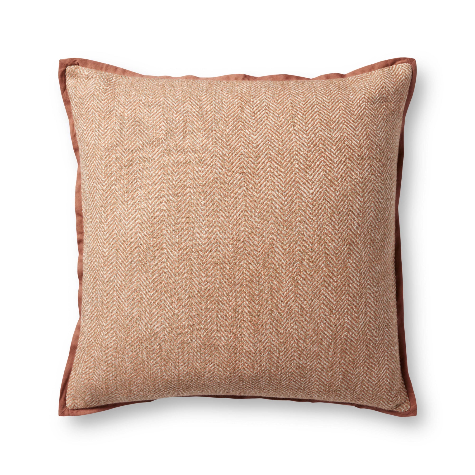 Jean Stoffer x Loloi PJS0018 Rose 22'' x 22'' Cover with Poly Pillow