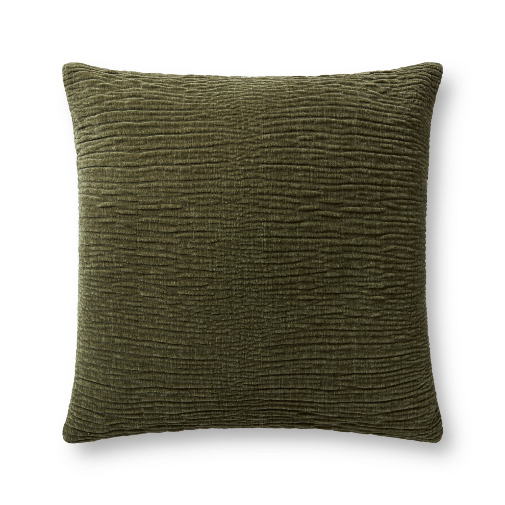 Loloi Olive Cover with Poly Pillow