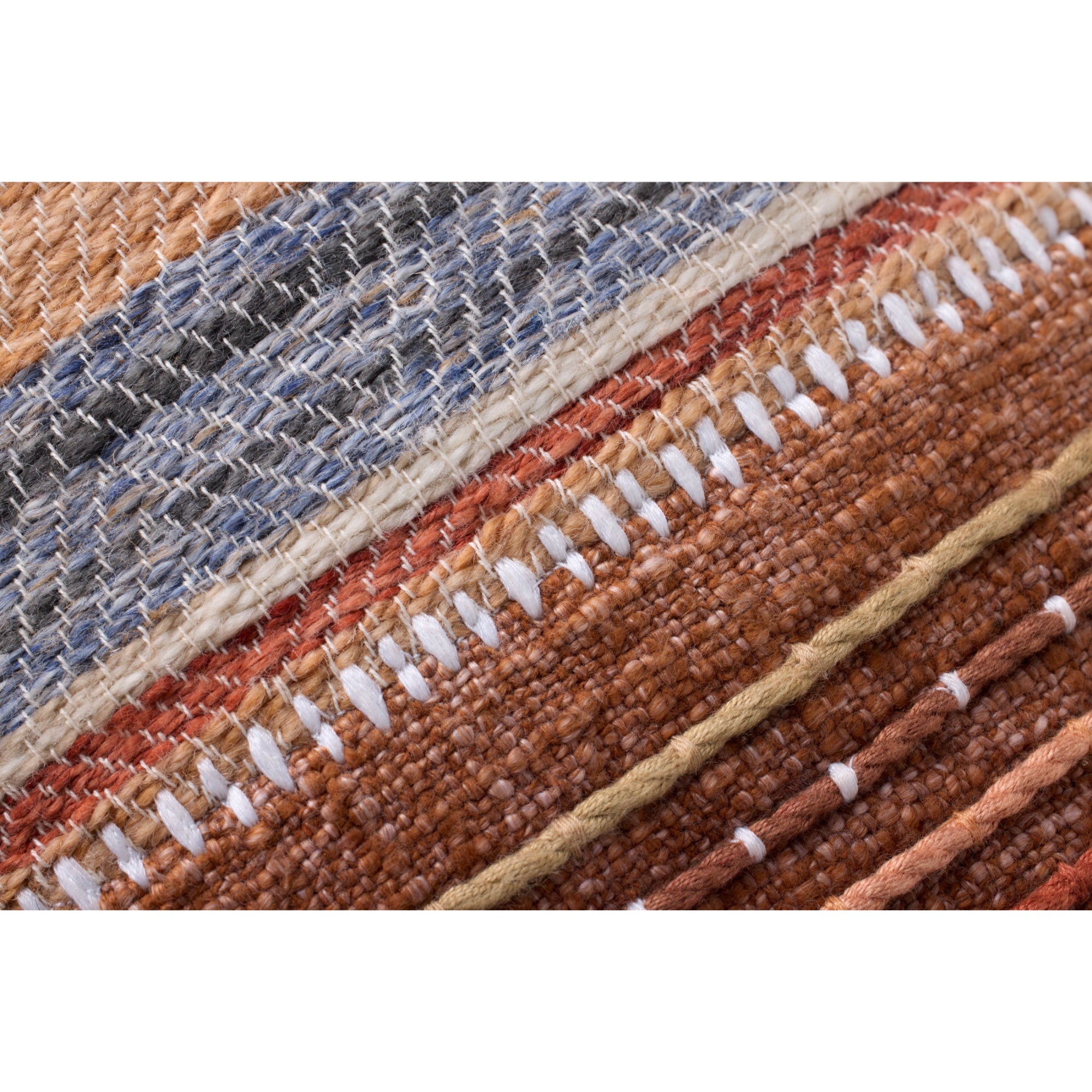 Loloi PLL0138 Rust/Multi 12'' x 27'' Cover with Down Pillow