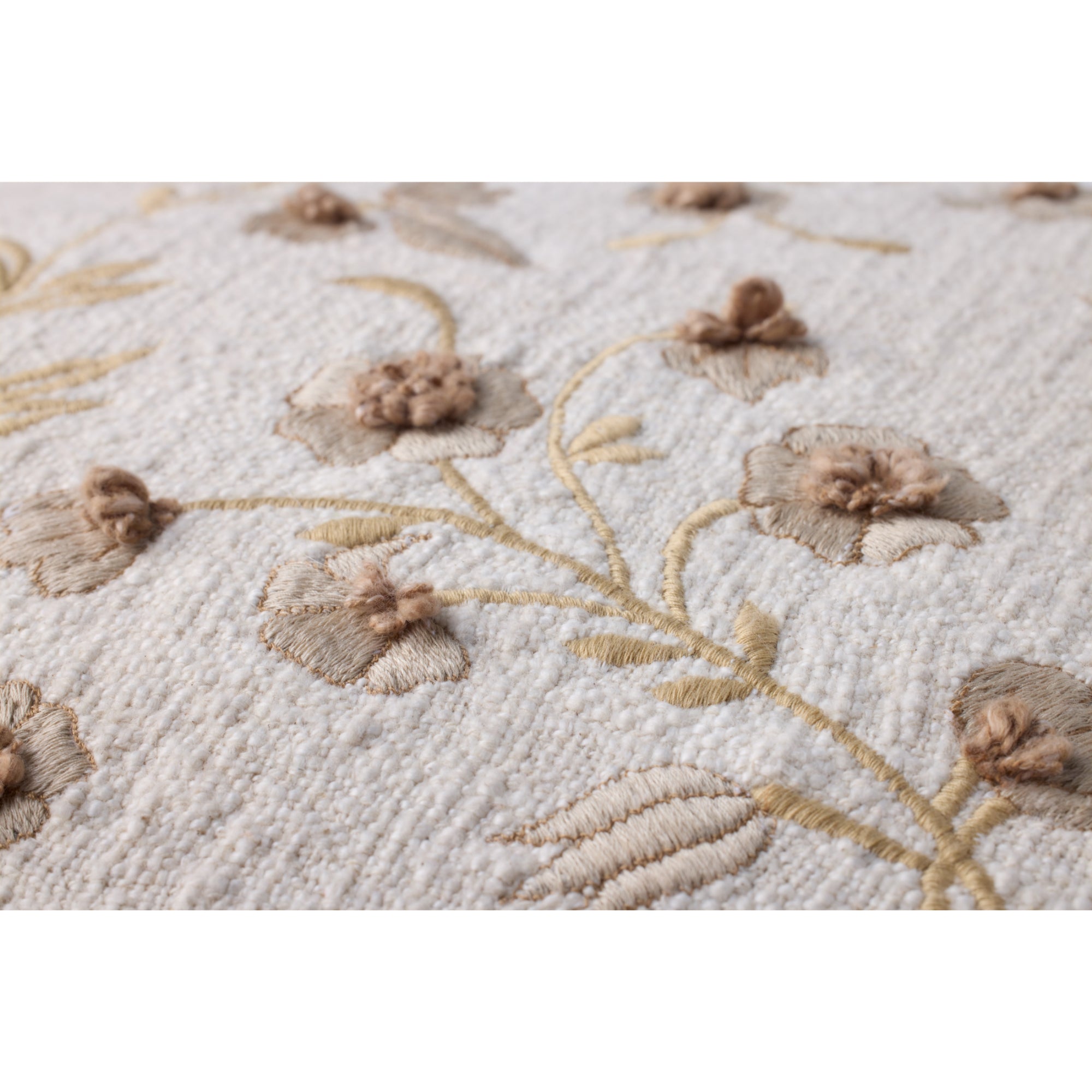 Loloi PLL0143 Brown/Ivory Cover with Poly Pillow