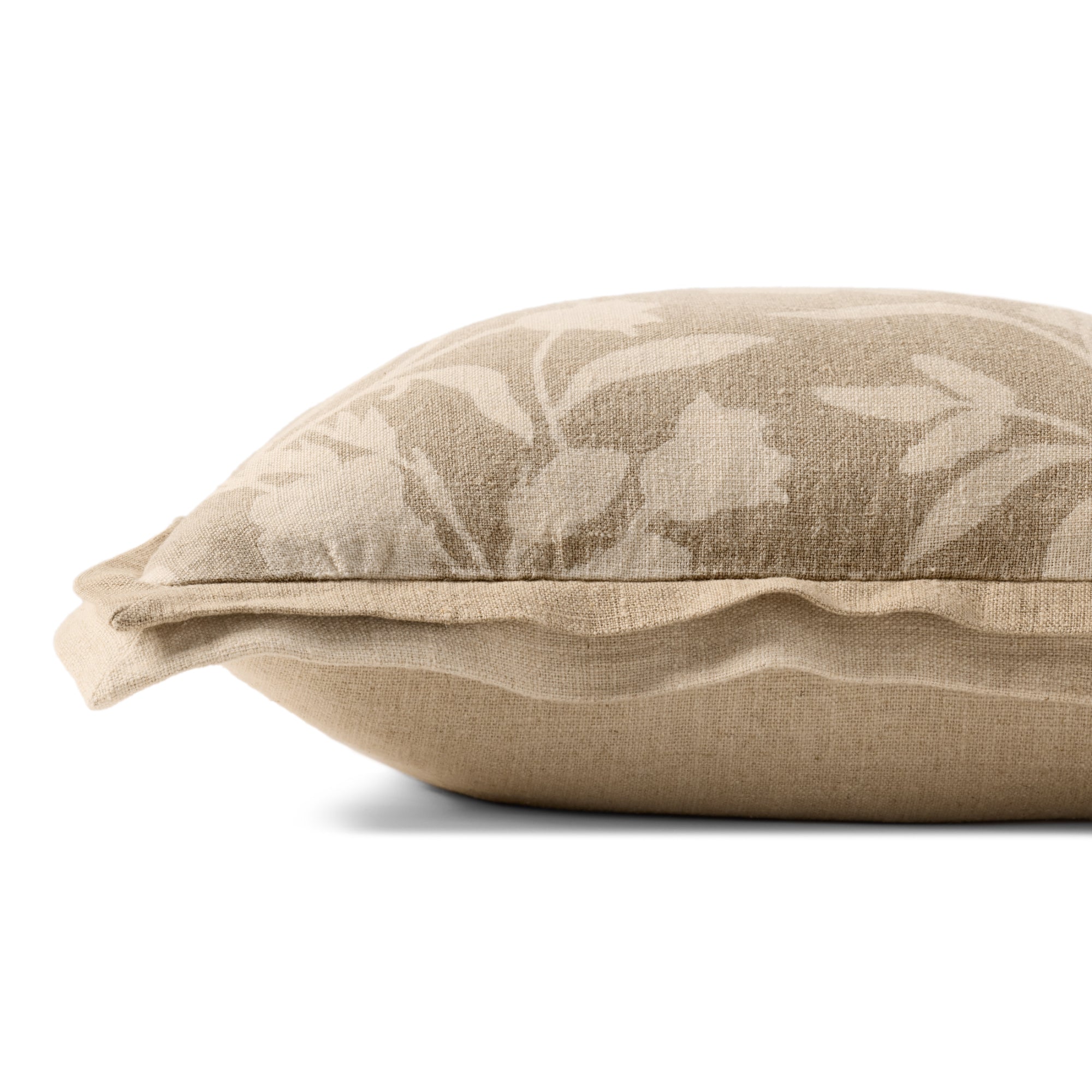Loloi PLL0205 Natural 18'' x 18'' Cover with Poly Pillow