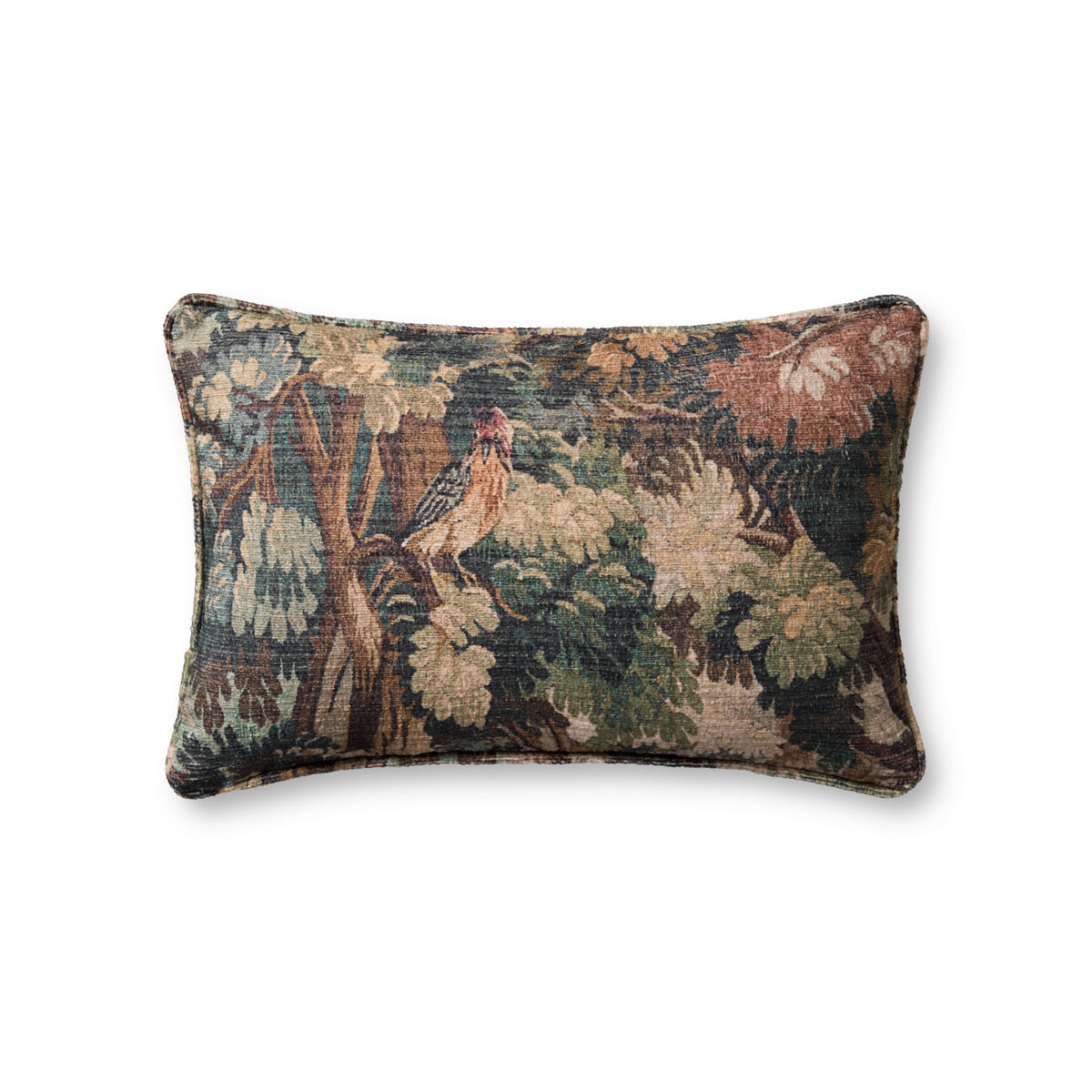 Loloi PLL0212 Green/Multi Cover with Poly Pillow