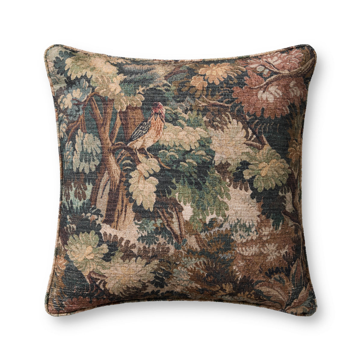 Loloi PLL0212 Green/Multi Cover with Poly Pillow by Loloi