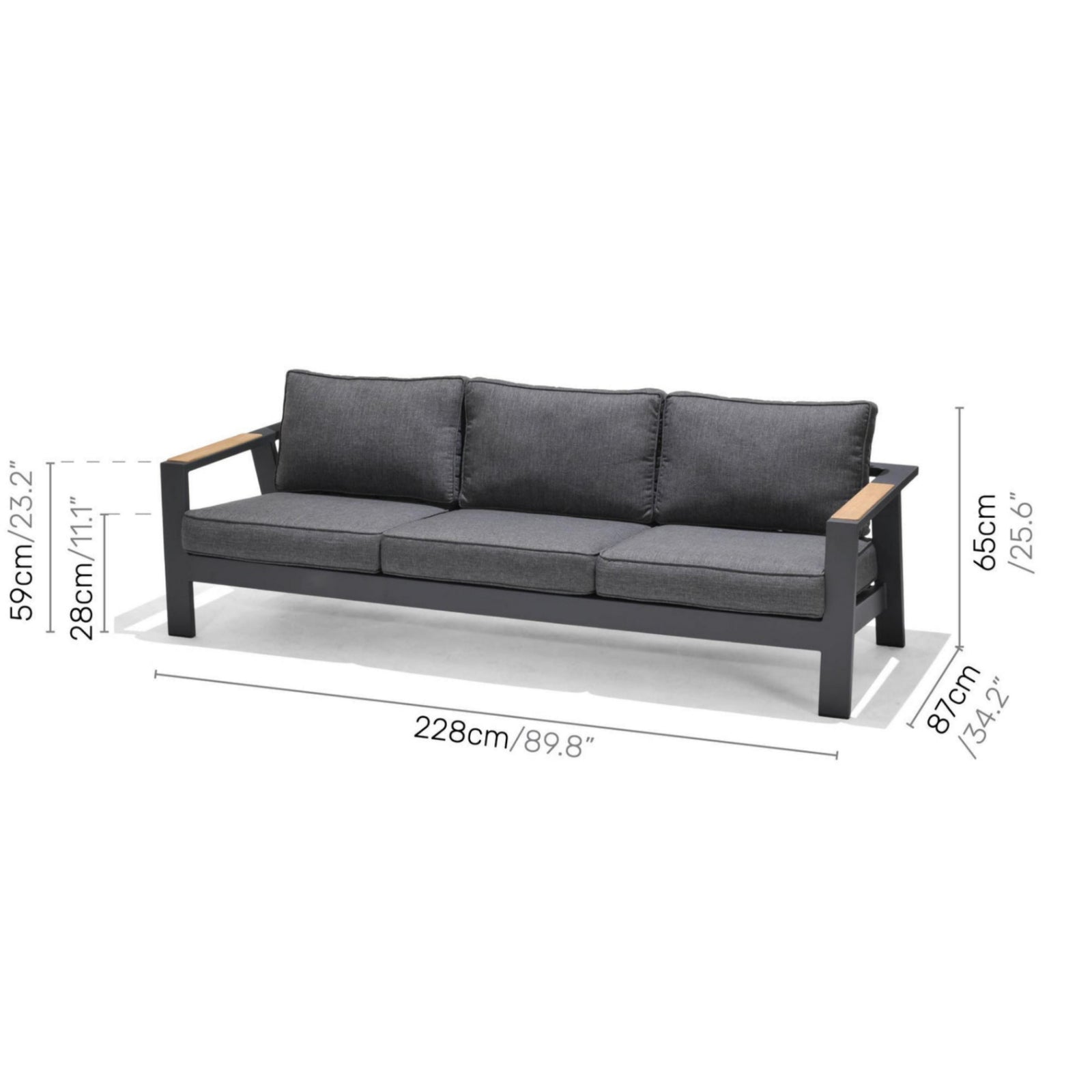 Palau 3 Seater Sofa